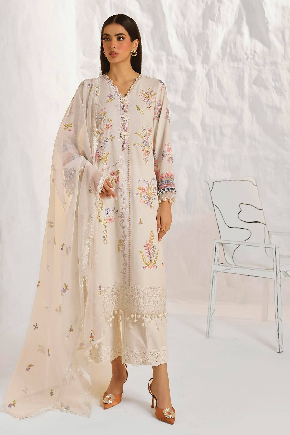 Sana Safinaz | Muzlin Summer 24 | 018B-CV - Pakistani Clothes for women, in United Kingdom and United States