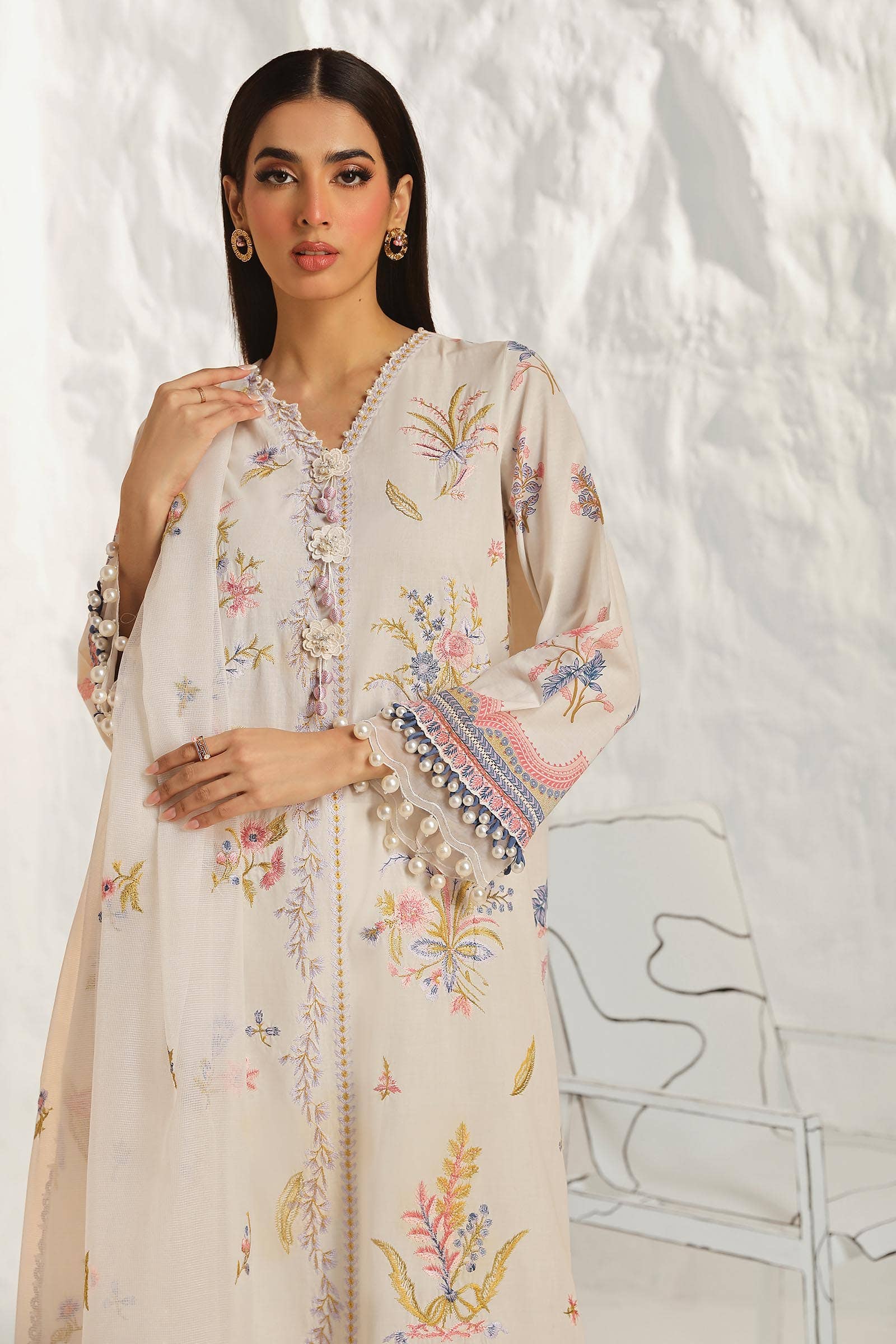 Sana Safinaz | Muzlin Summer 24 | 018B-CV - Pakistani Clothes for women, in United Kingdom and United States