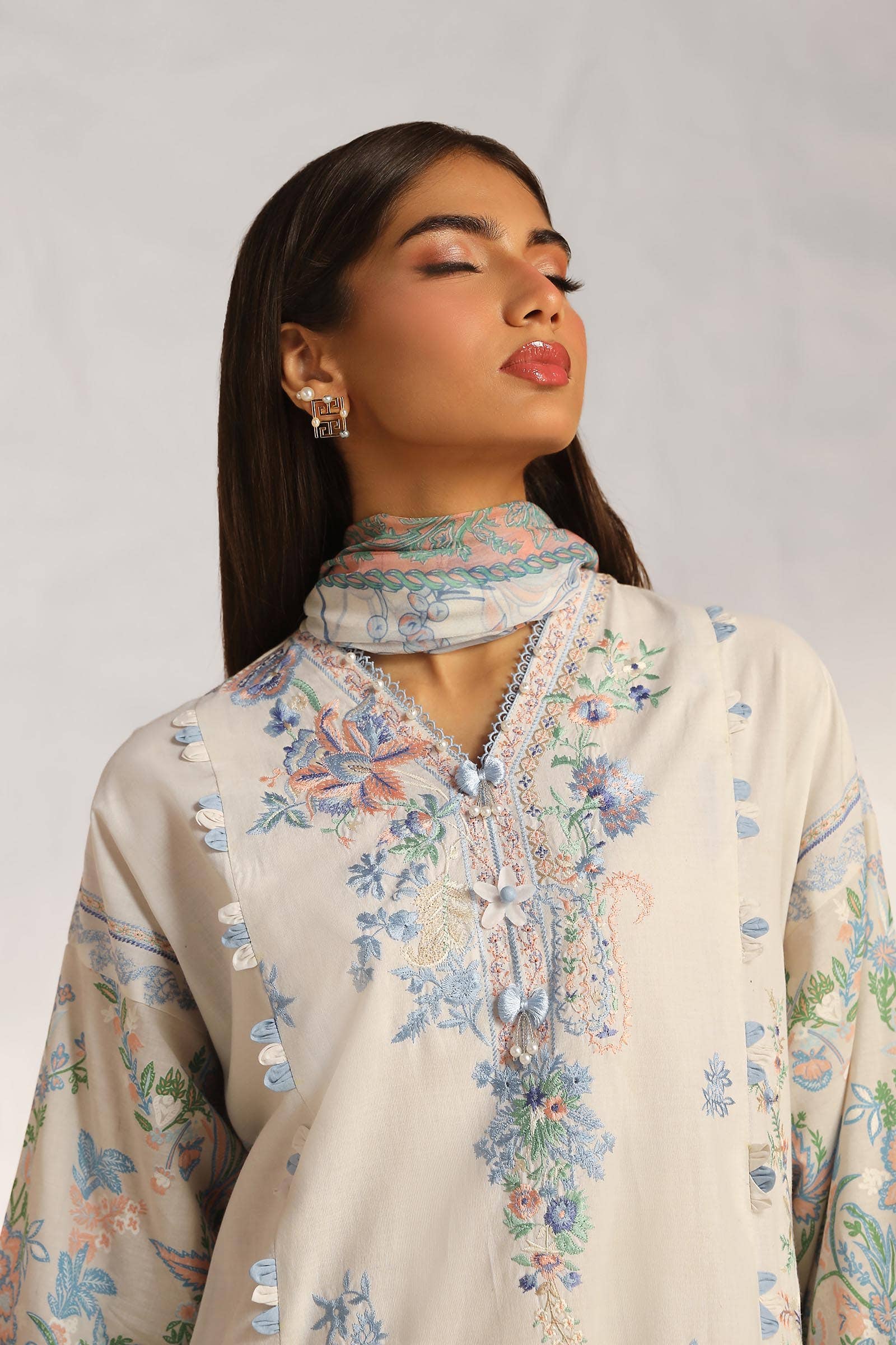 Sana Safinaz | Muzlin Summer 24 | 019A-CJ - Pakistani Clothes for women, in United Kingdom and United States