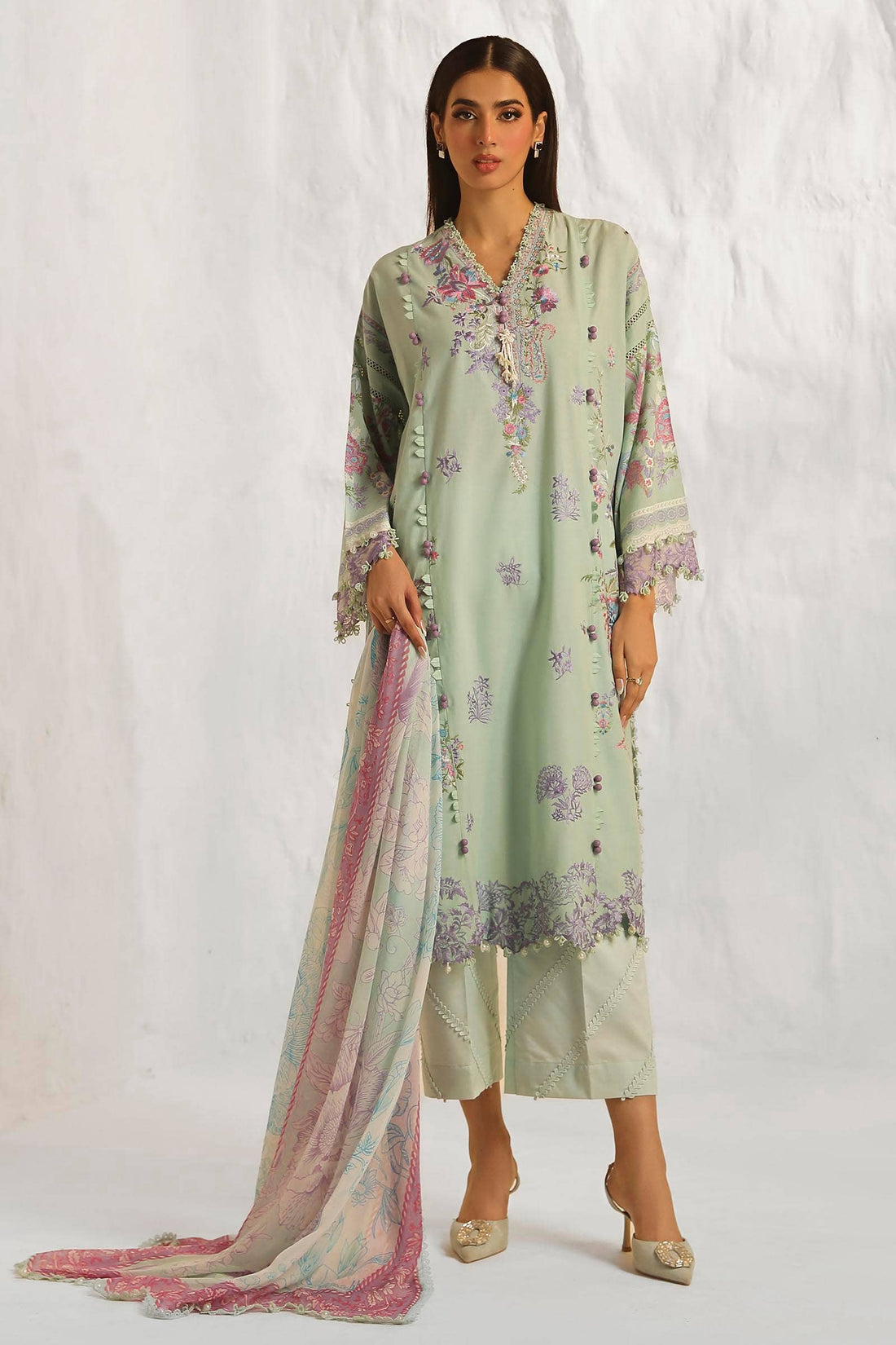 Sana Safinaz | Muzlin Summer 24 | 019B-CJ - Pakistani Clothes for women, in United Kingdom and United States