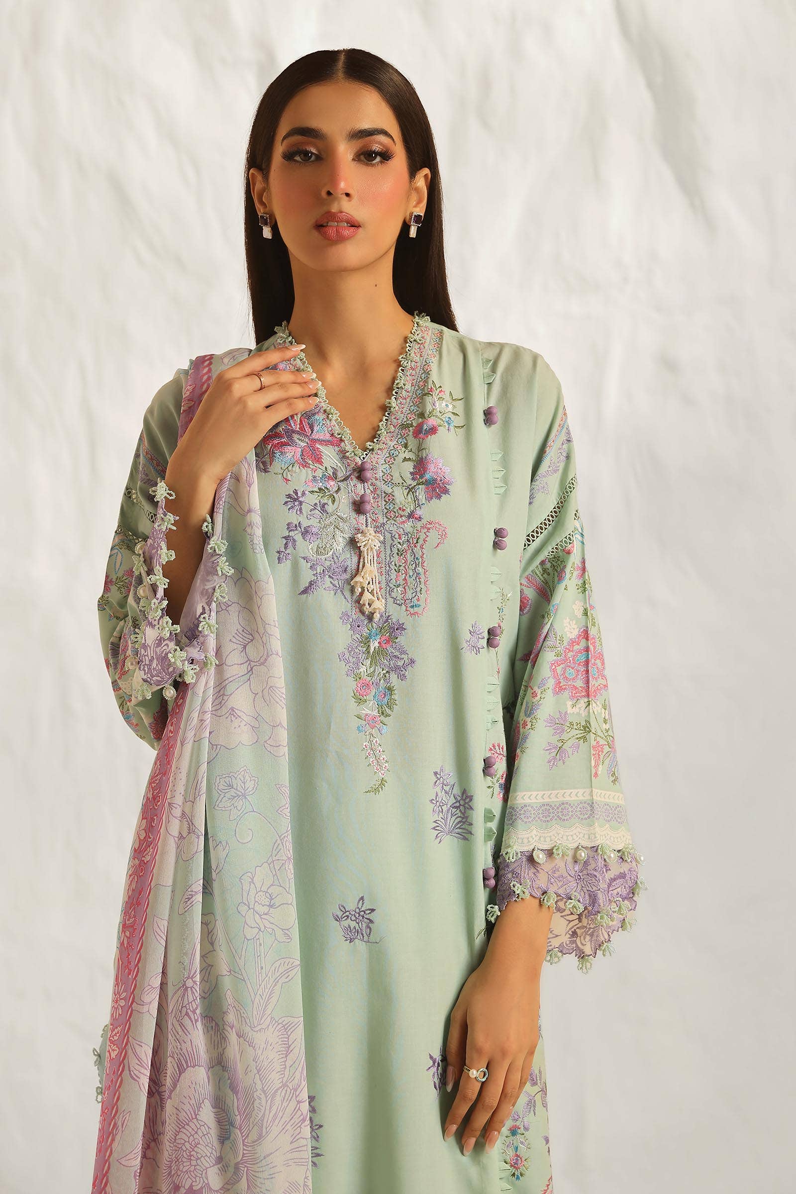 Sana Safinaz | Muzlin Summer 24 | 019B-CJ - Pakistani Clothes for women, in United Kingdom and United States