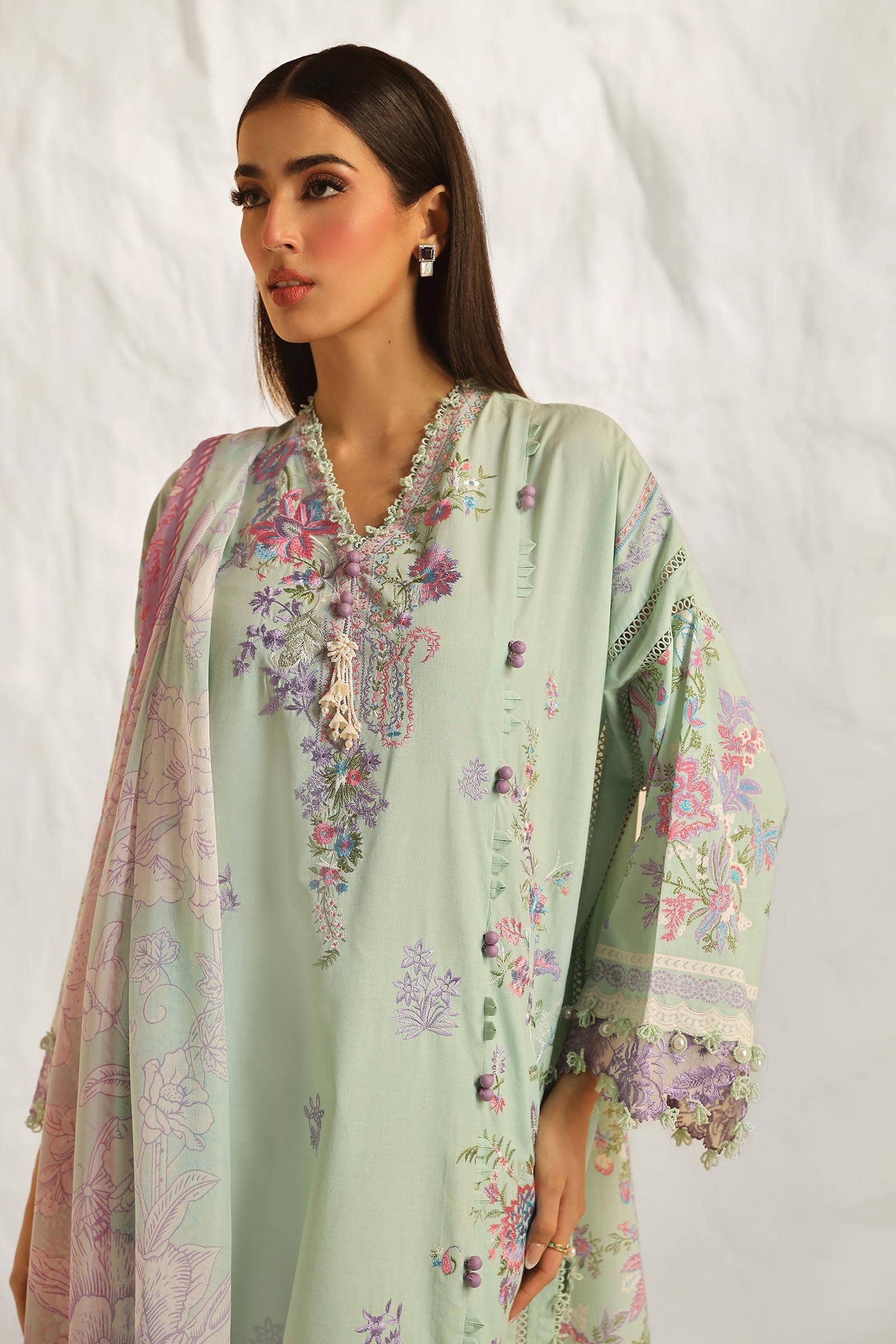 Sana Safinaz | Muzlin Summer 24 | 019B-CJ - Pakistani Clothes for women, in United Kingdom and United States