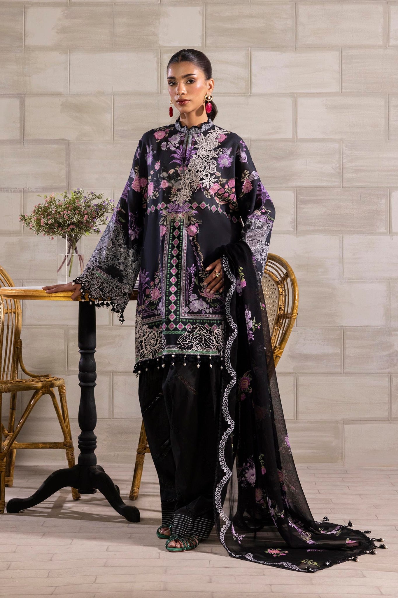 Sana Safinaz | Muzlin Spring 25 | M251-019B-3CS