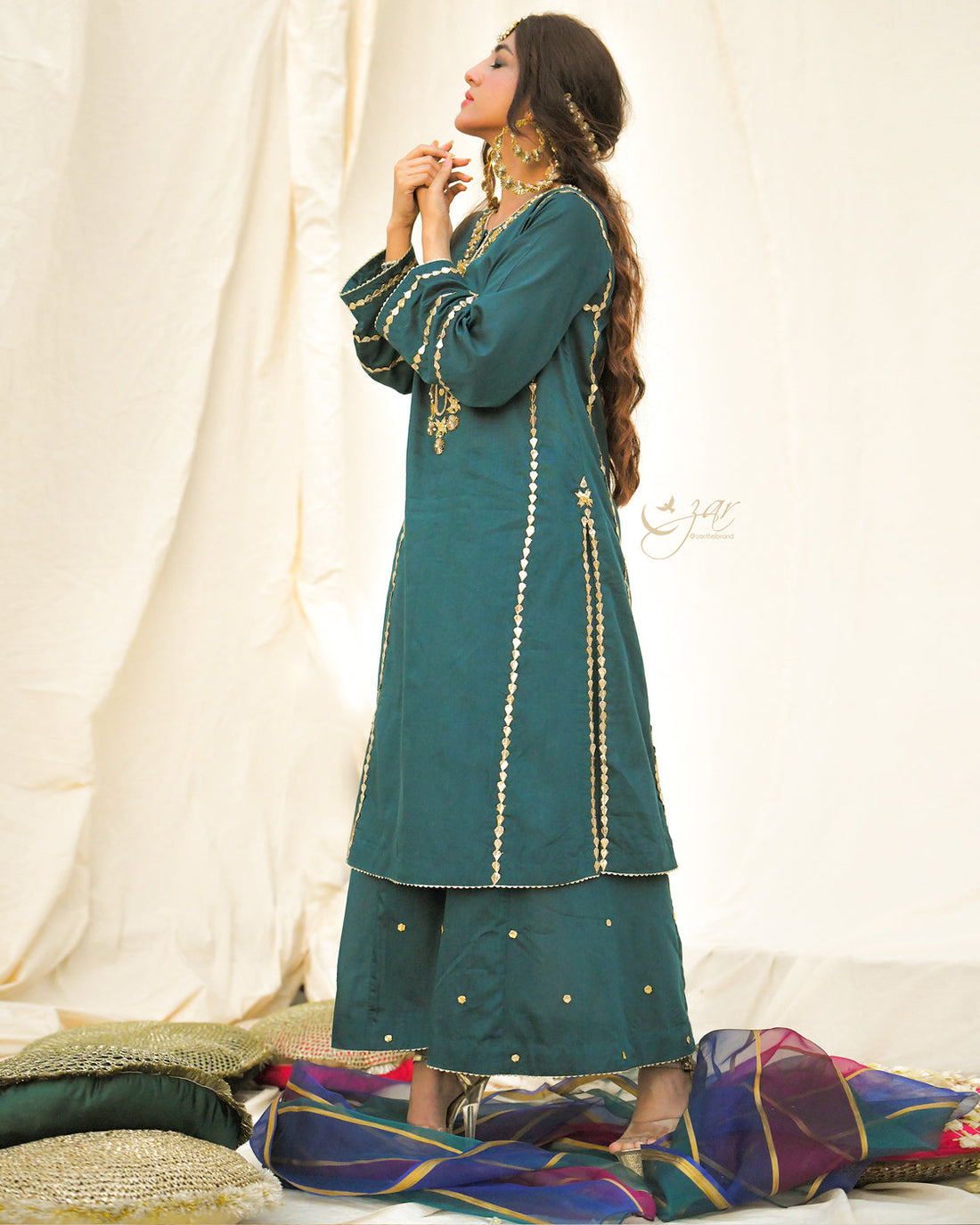 Zar | Formals Wear | Teal