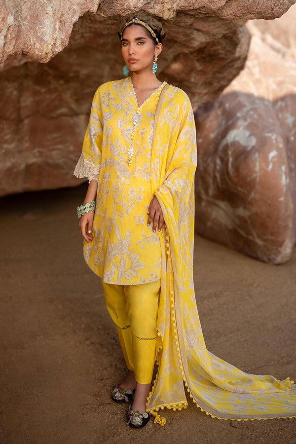 Sana Safinaz | Mahay Spring 24 | H241-001A-3CI - Hoorain Designer Wear - Pakistani Ladies Branded Stitched Clothes in United Kingdom, United states, CA and Australia