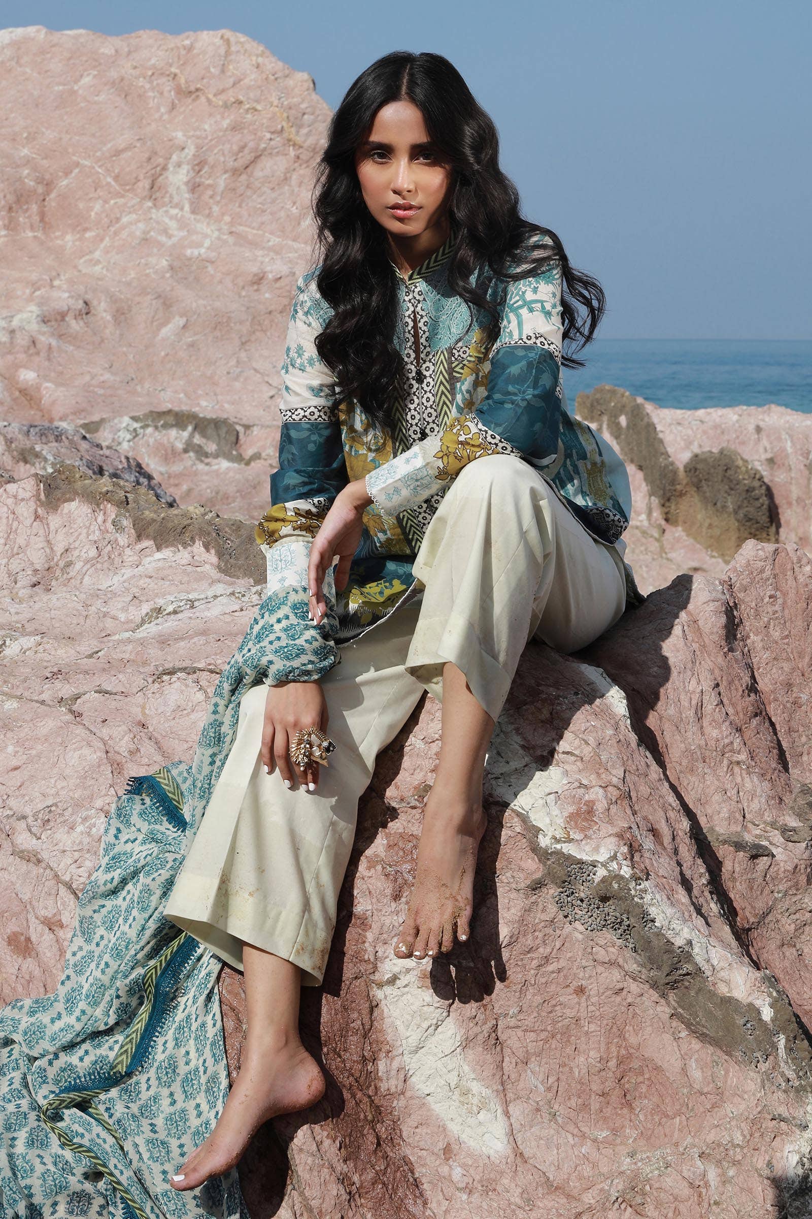 Sana Safinaz | Mahay Spring 24 | H241-015A-2I - Pakistani Clothes for women, in United Kingdom and United States