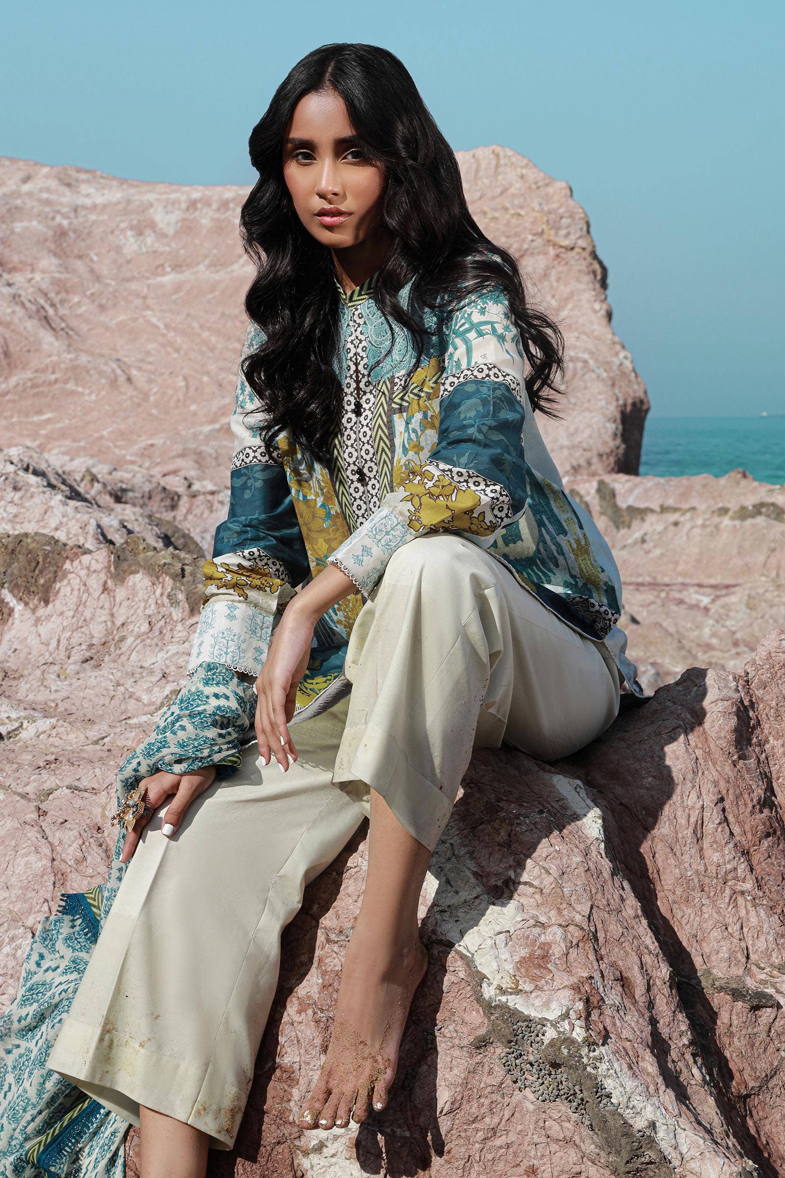 Sana Safinaz | Mahay Spring 24 | H241-015A-2I - Pakistani Clothes for women, in United Kingdom and United States