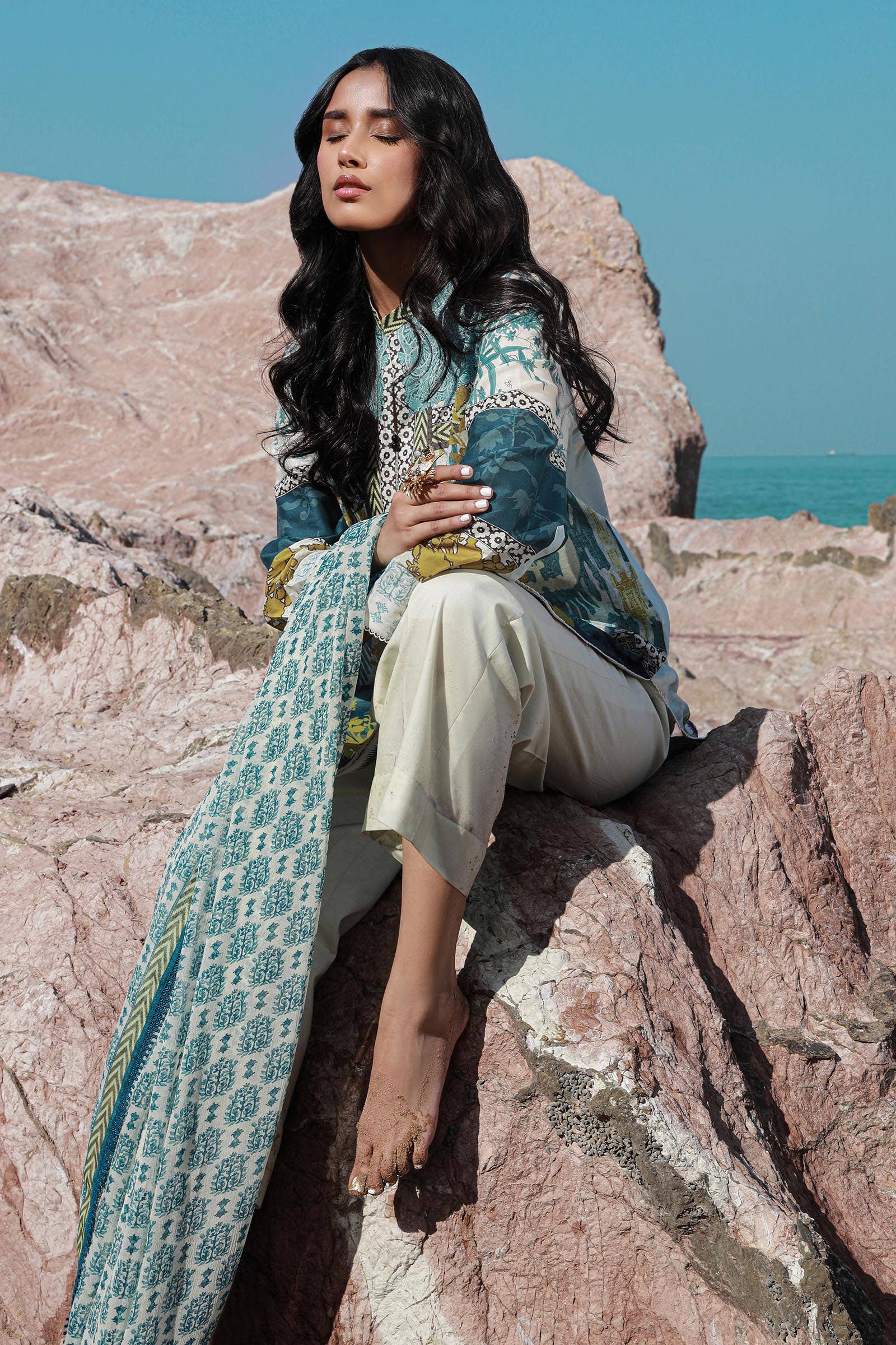 Sana Safinaz | Mahay Spring 24 | H241-015A-2I - Pakistani Clothes for women, in United Kingdom and United States