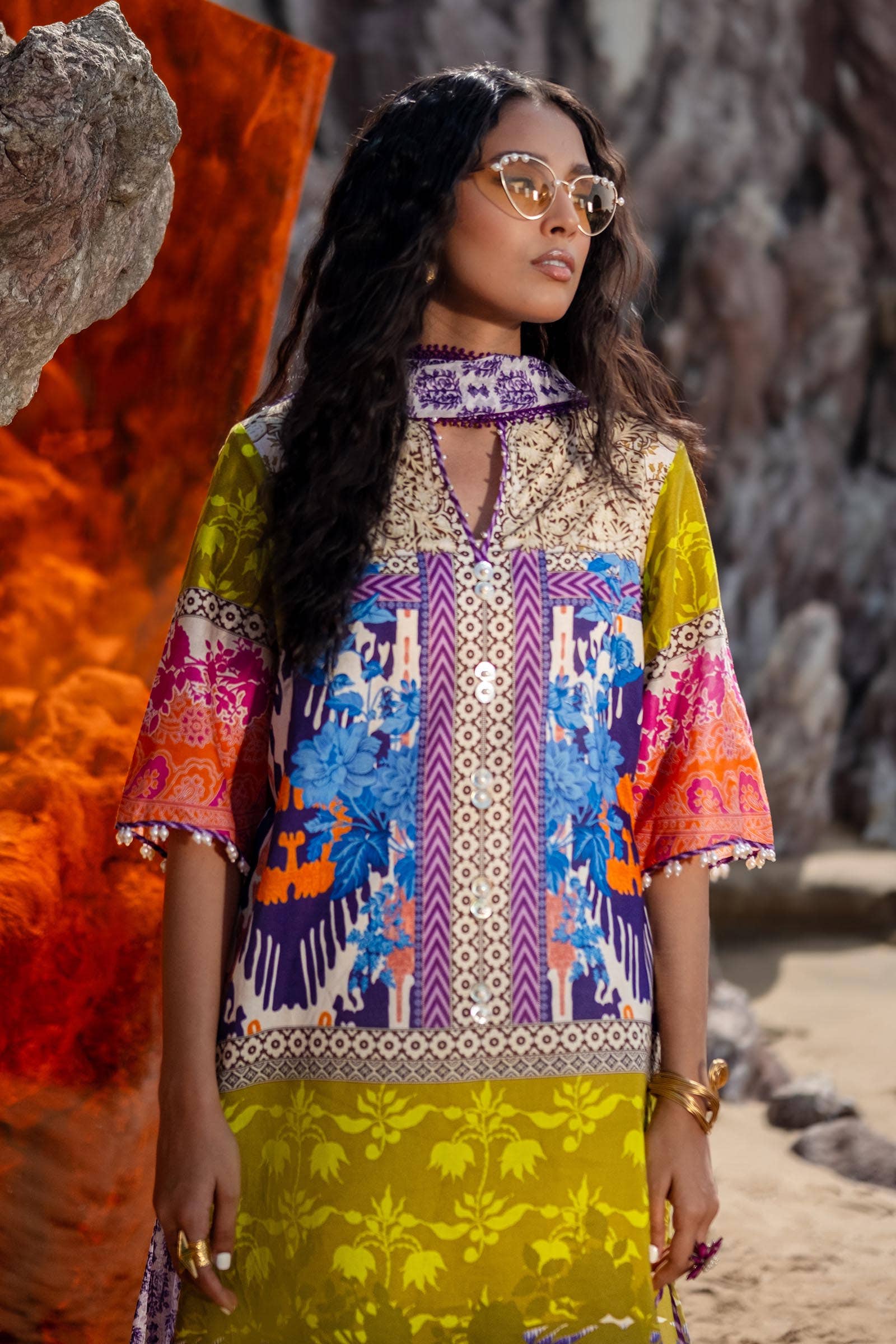 Sana Safinaz | Mahay Spring 24 | H241-015B-2I - Pakistani Clothes for women, in United Kingdom and United States