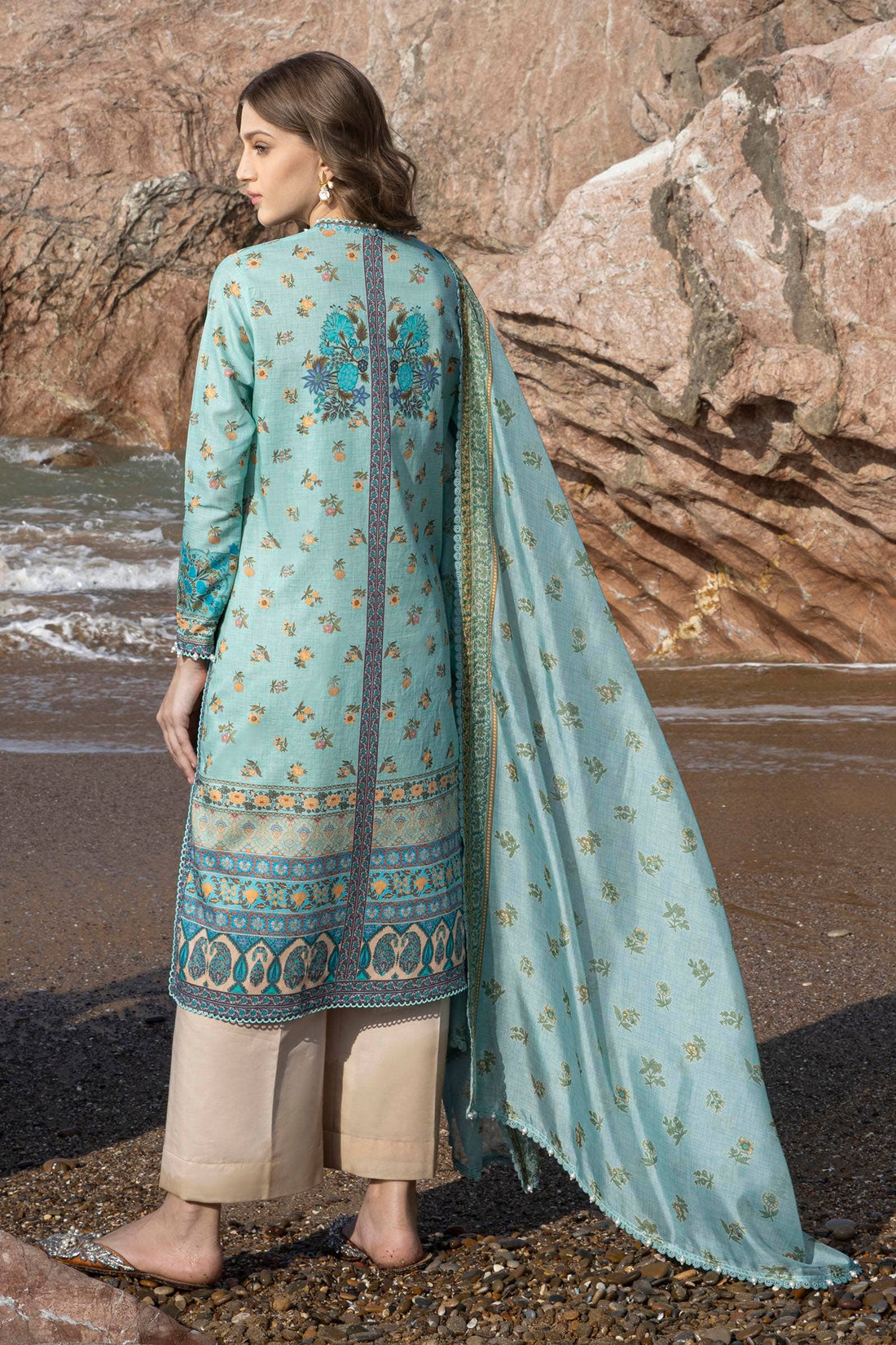 Sana Safinaz | Mahay Spring 24 | H241-017B-2BK - Pakistani Clothes for women, in United Kingdom and United States