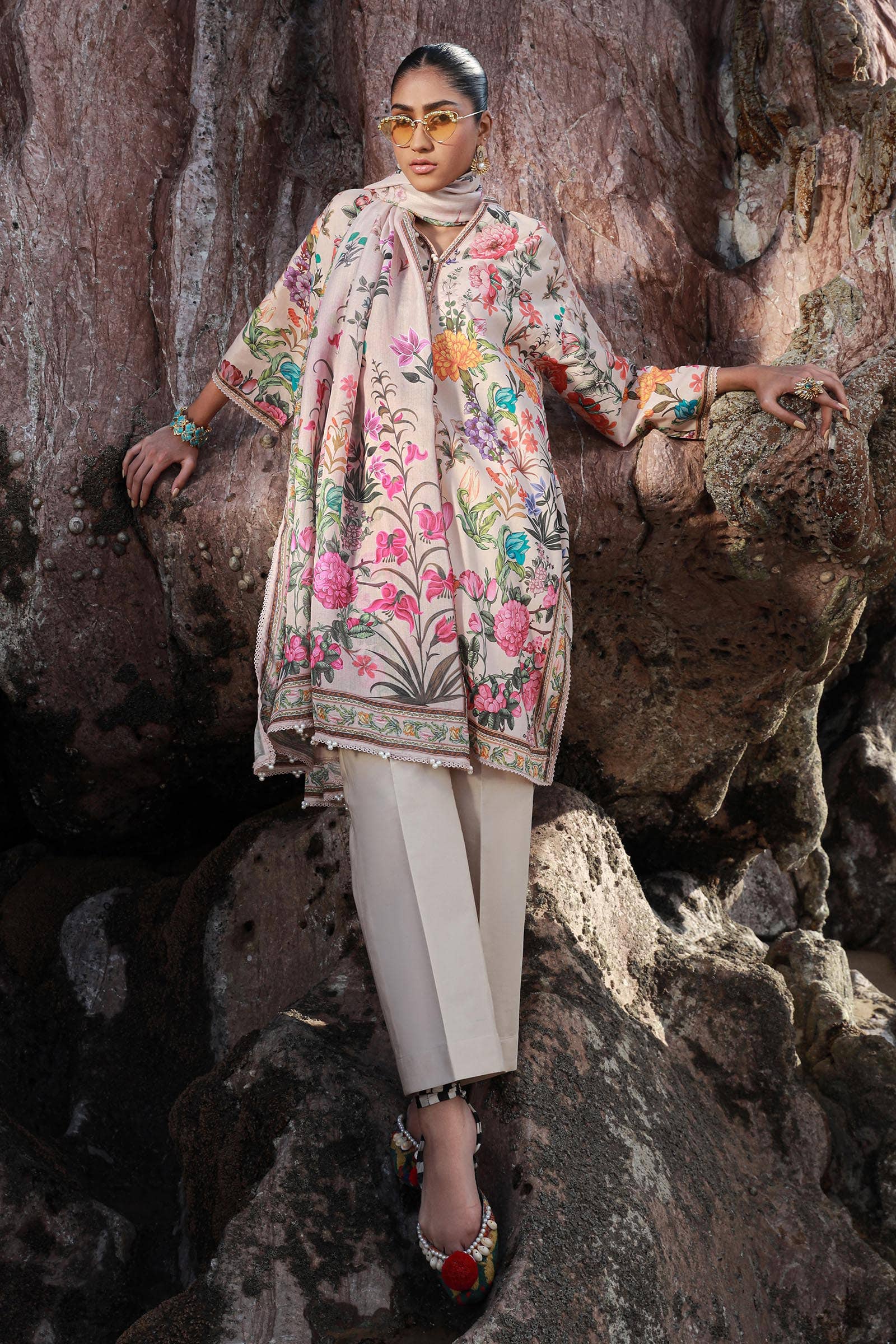 Sana Safinaz | Mahay Spring 24 | H241-019B-3CS - Pakistani Clothes for women, in United Kingdom and United States