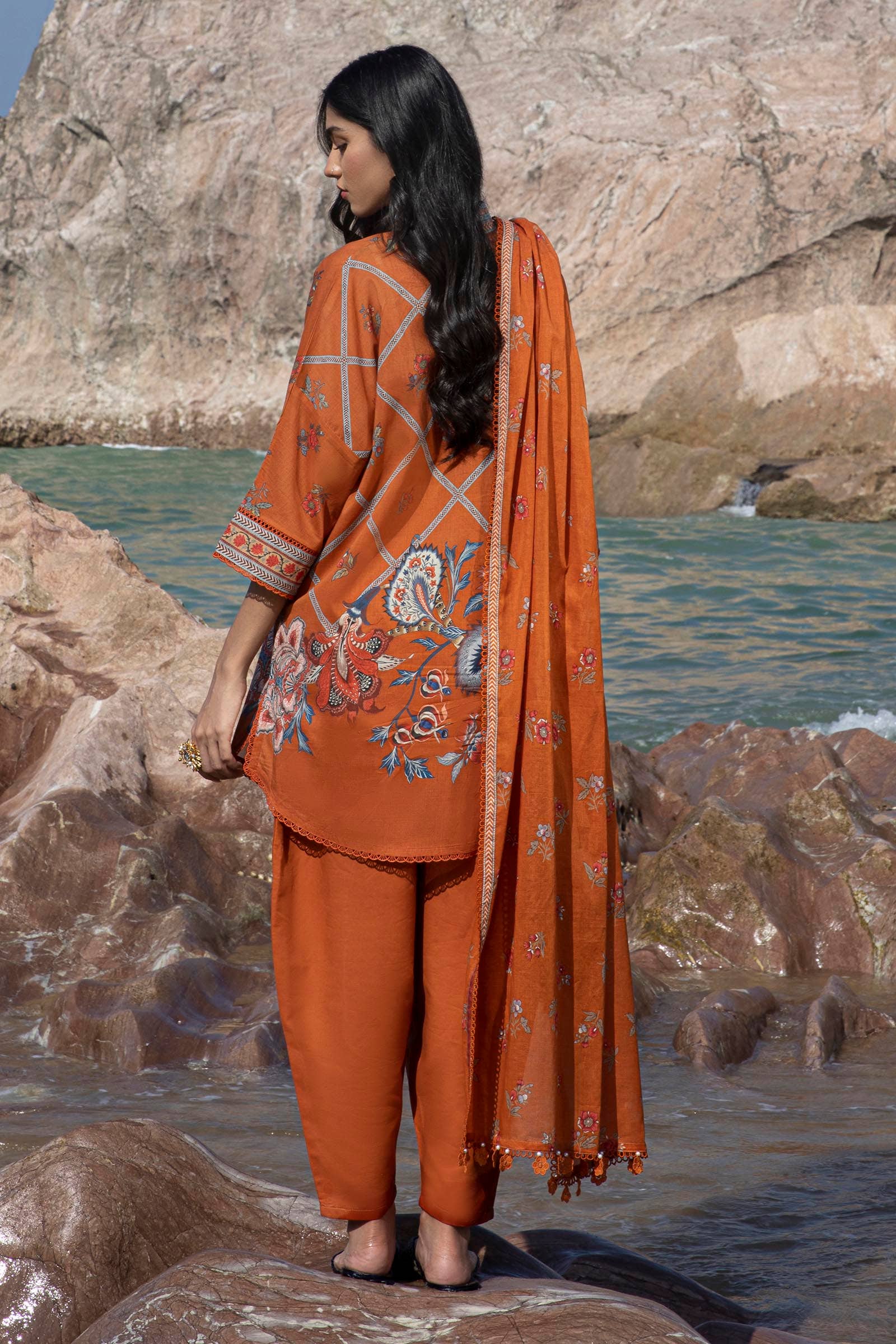 Sana Safinaz | Mahay Spring 24 | H241-020A-3CG - Pakistani Clothes for women, in United Kingdom and United States