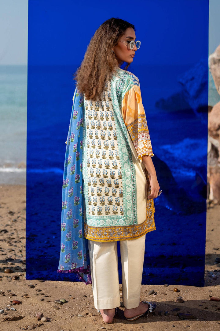 Sana Safinaz | Mahay Spring 24 | H241-003A-2BI - Hoorain Designer Wear - Pakistani Ladies Branded Stitched Clothes in United Kingdom, United states, CA and Australia