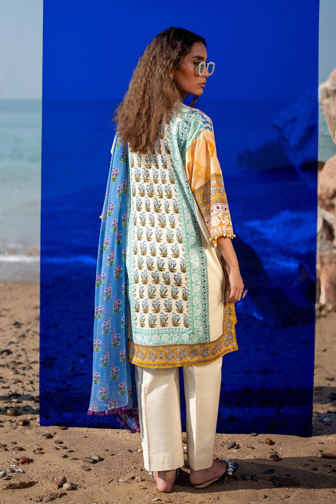 Sana Safinaz | Mahay Spring 24 | H241-003A-2BI - Pakistani Clothes for women, in United Kingdom and United States