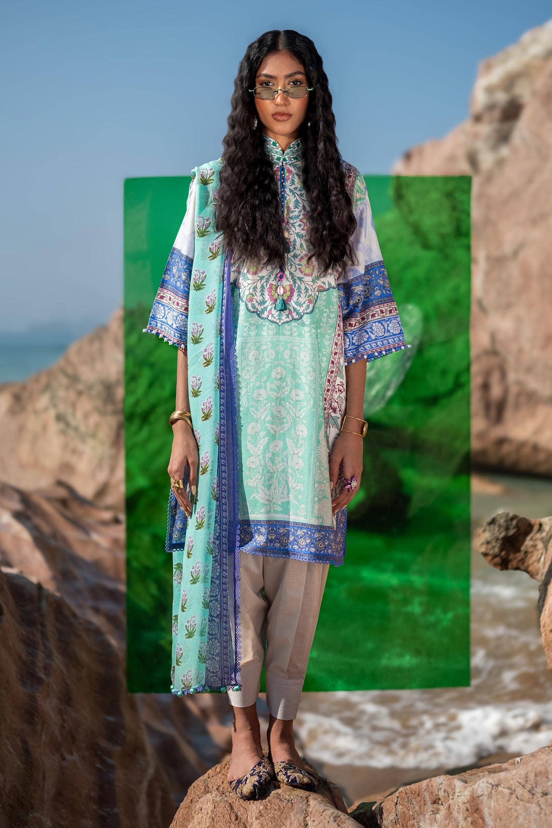 Sana Safinaz | Mahay Spring 24 | H241-003B-2BI - Pakistani Clothes for women, in United Kingdom and United States