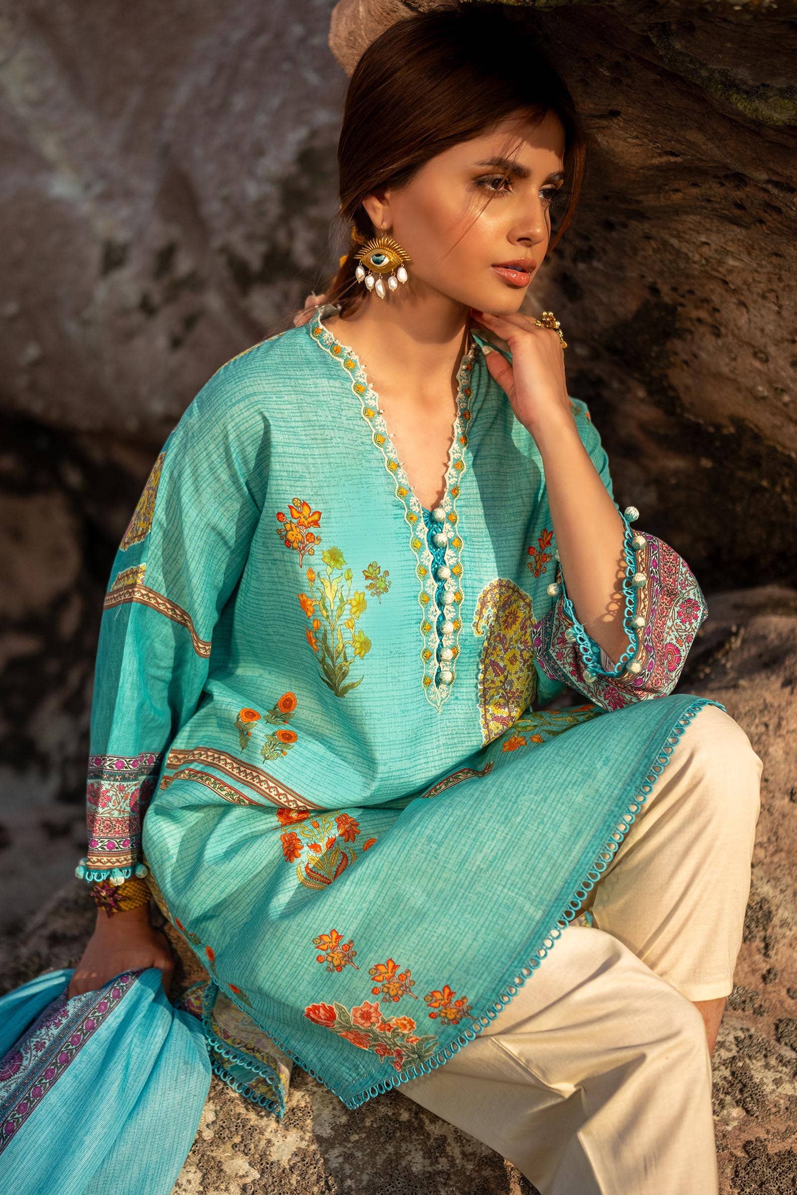 Sana Safinaz | Mahay Spring 24 | H241-022B-2BS - Pakistani Clothes for women, in United Kingdom and United States