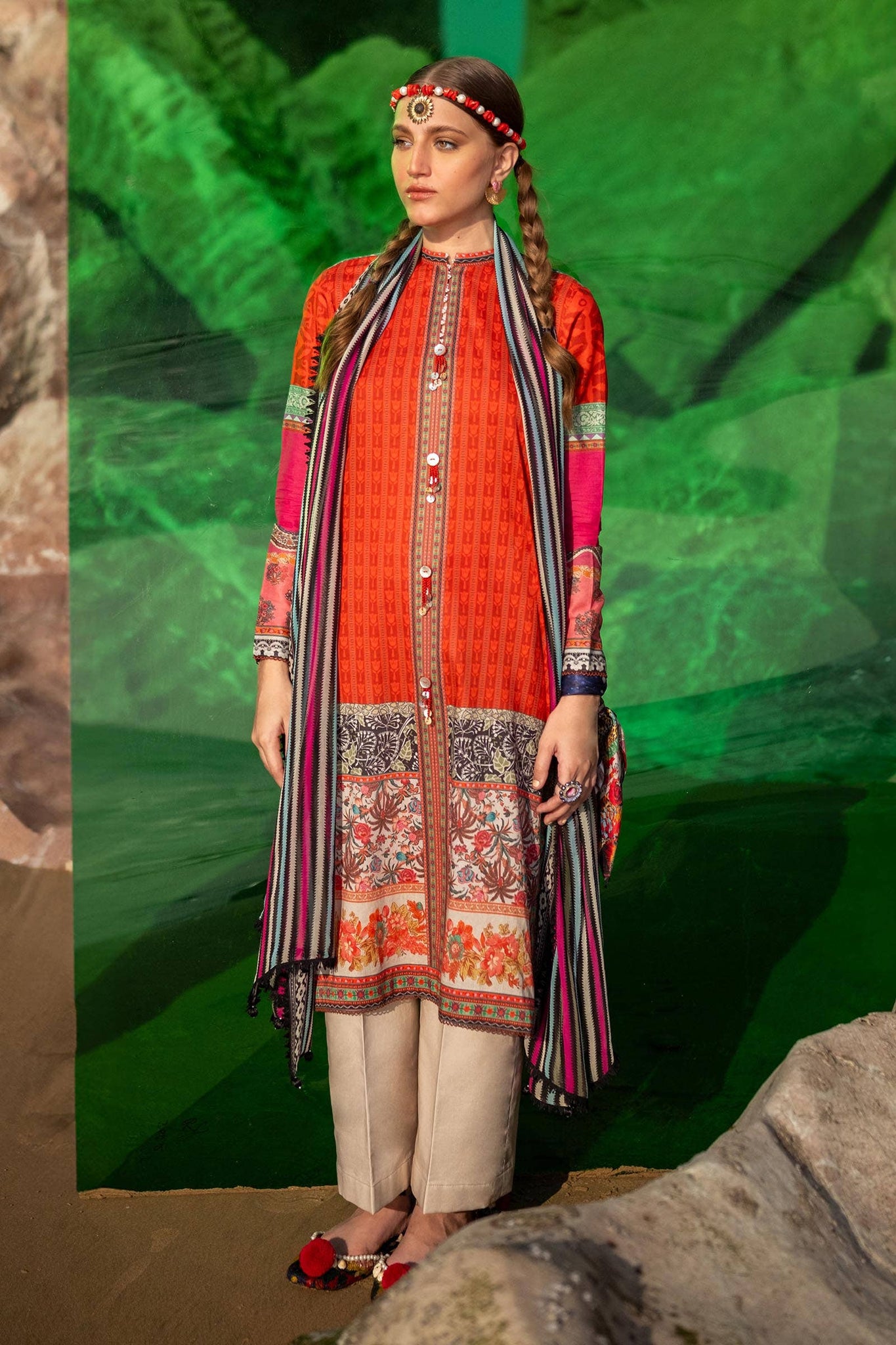 Sana Safinaz | Mahay Spring 24 | H241-024B-2I - Pakistani Clothes for women, in United Kingdom and United States