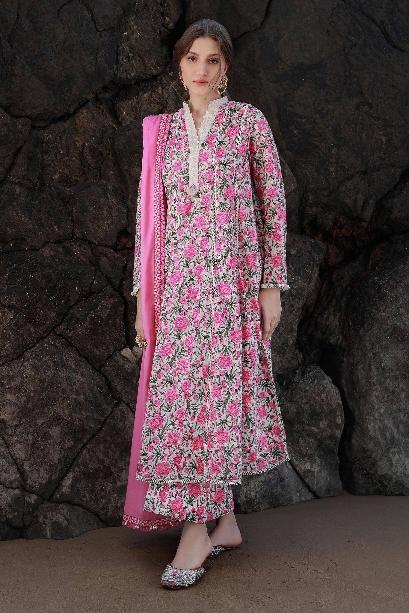 Sana Safinaz | Mahay Spring 24 | H241-004A-3CG - Pakistani Clothes for women, in United Kingdom and United States