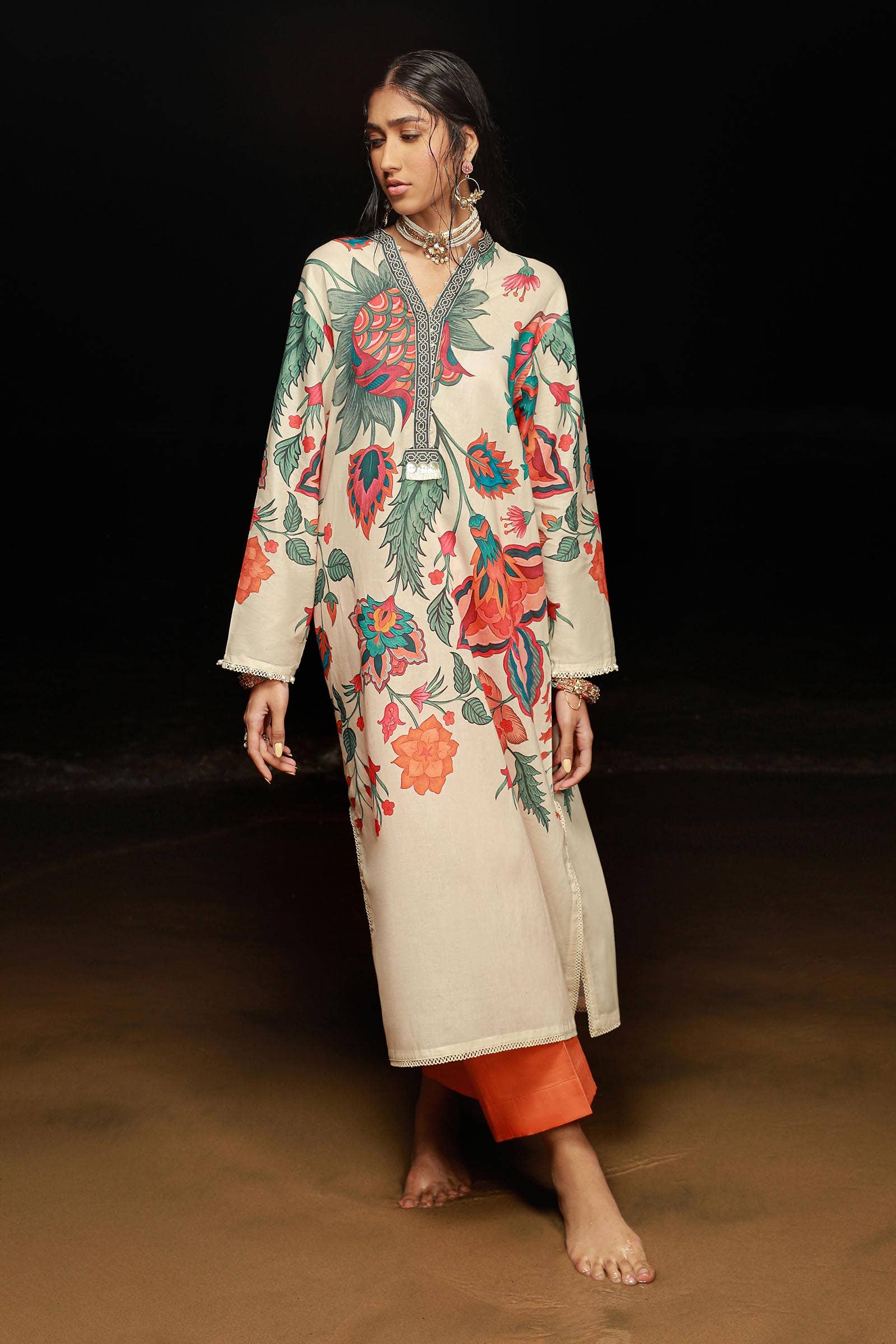 Sana Safinaz | Mahay Spring 24 | H241-011B-2C - Pakistani Clothes for women, in United Kingdom and United States