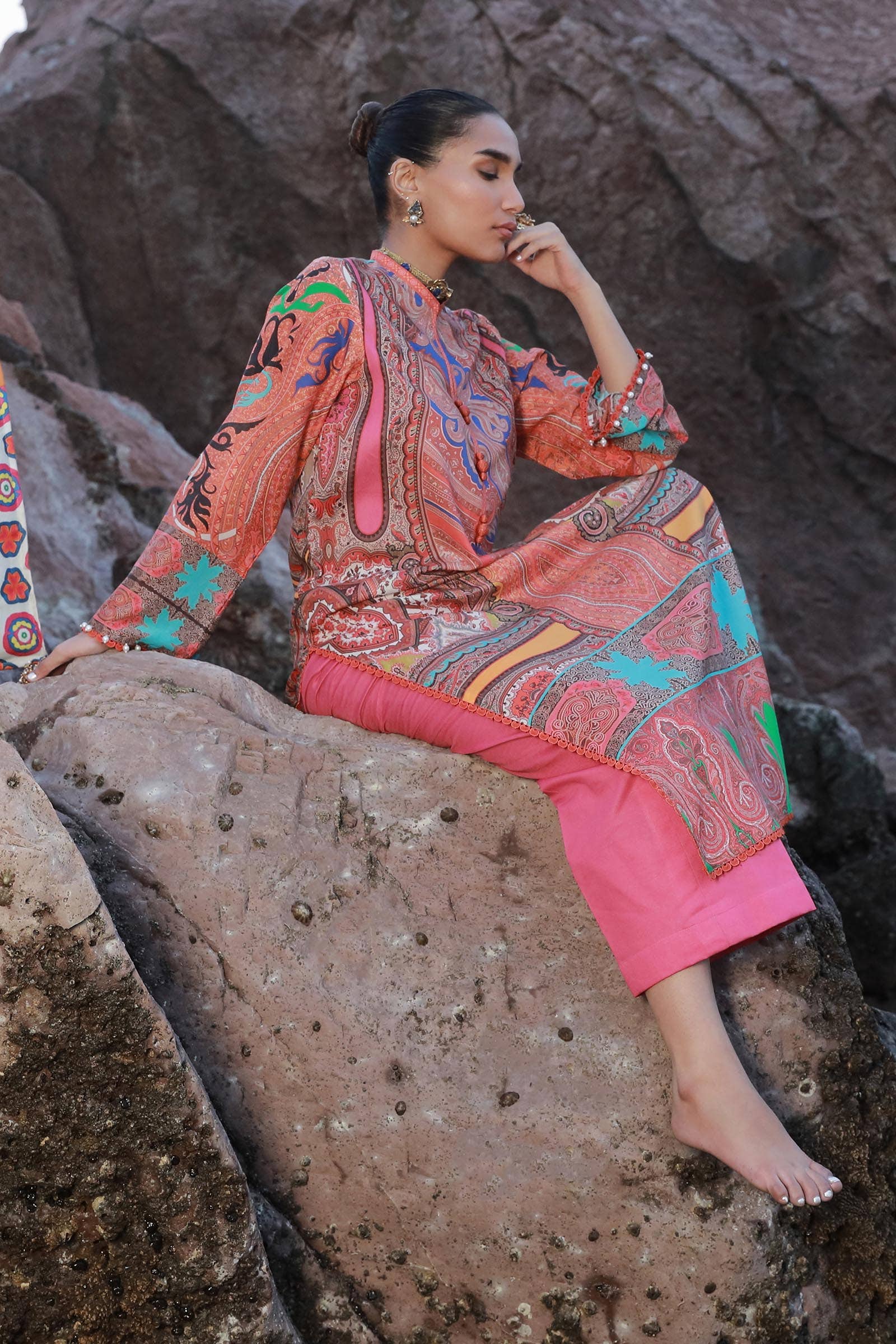 Sana Safinaz | Mahay Spring 24 | H241-012A-2C - Pakistani Clothes for women, in United Kingdom and United States