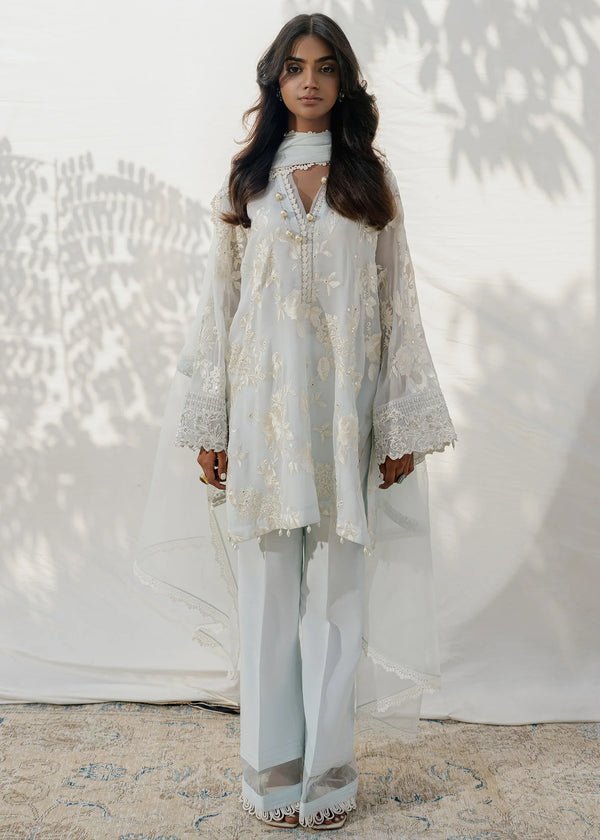 Mahgul | Eid Edit 2024 | Cloud Shine - Hoorain Designer Wear - Pakistani Ladies Branded Stitched Clothes in United Kingdom, United states, CA and Australia