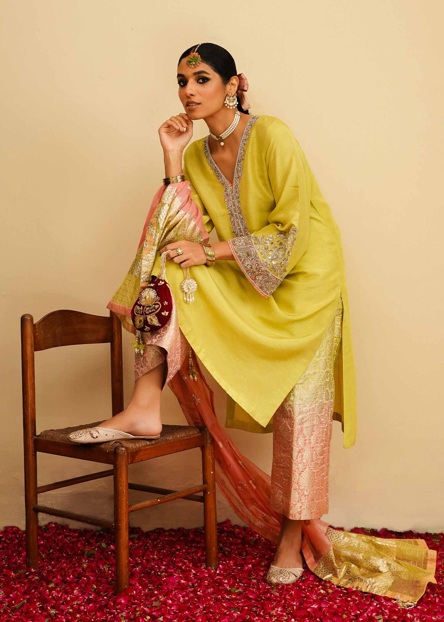 Mahgul | Eid Edit 2024 | Lemon Mint - Pakistani Clothes for women, in United Kingdom and United States