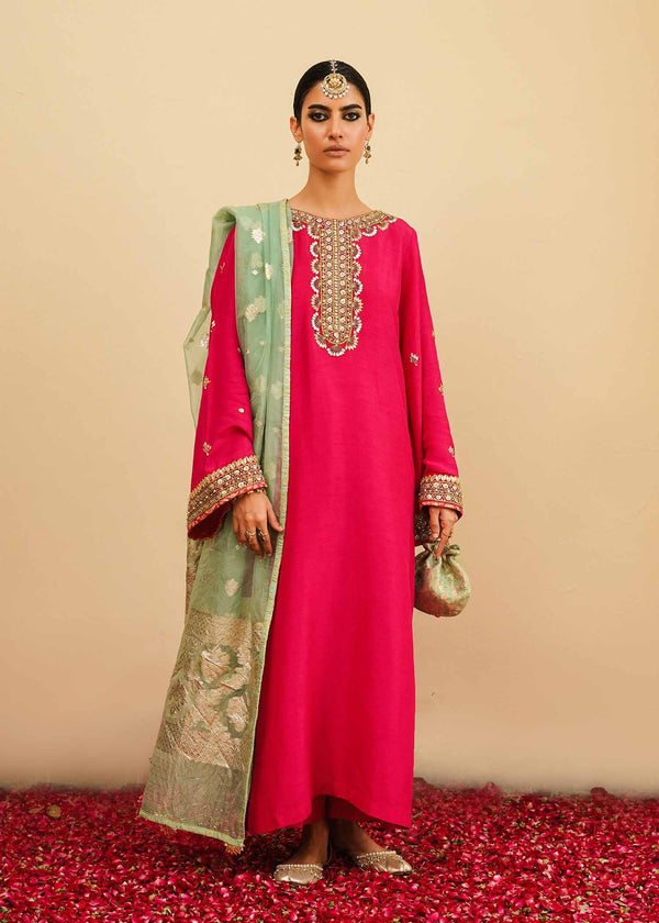 Mahgul | Eid Edit 2024 | Fuschia Rose - Pakistani Clothes for women, in United Kingdom and United States