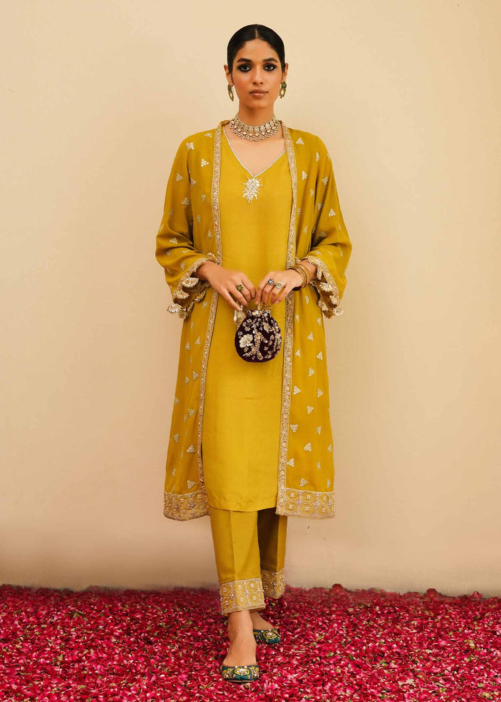 Mahgul | Eid Edit 2024 | Mustard Shine - Pakistani Clothes for women, in United Kingdom and United States