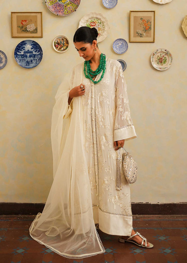 Mahgul | Eid Edit 2024 | Luxe Ivoir - Hoorain Designer Wear - Pakistani Ladies Branded Stitched Clothes in United Kingdom, United states, CA and Australia