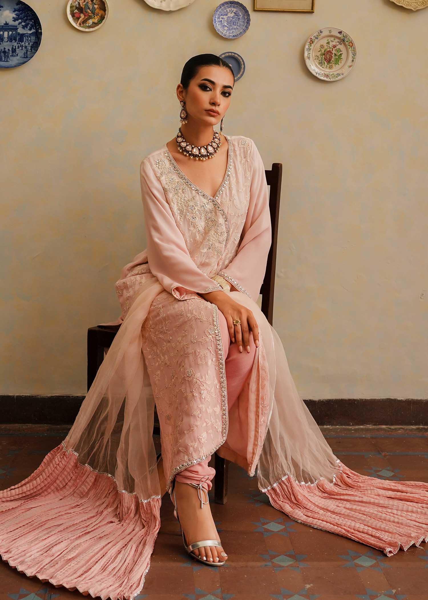 Mahgul | Eid Edit 2024 | Pink Shade - Pakistani Clothes for women, in United Kingdom and United States