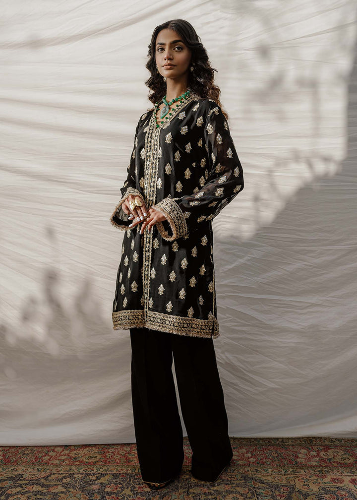 Mahgul | Eid Edit 2024 | Black Stone - Hoorain Designer Wear - Pakistani Ladies Branded Stitched Clothes in United Kingdom, United states, CA and Australia