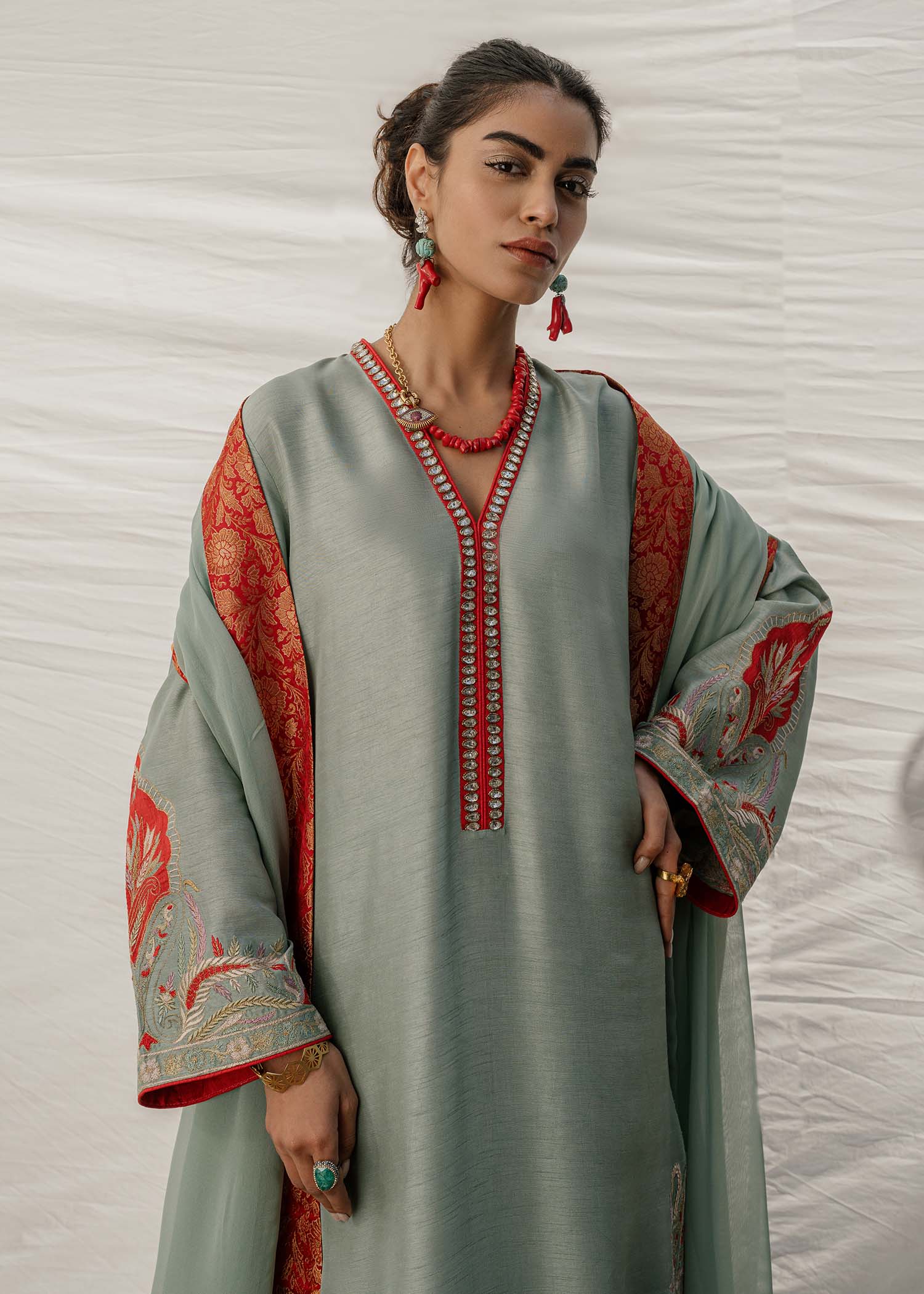 Mahgul | Eid Edit 2024 | Kashmiri Sea - Pakistani Clothes for women, in United Kingdom and United States