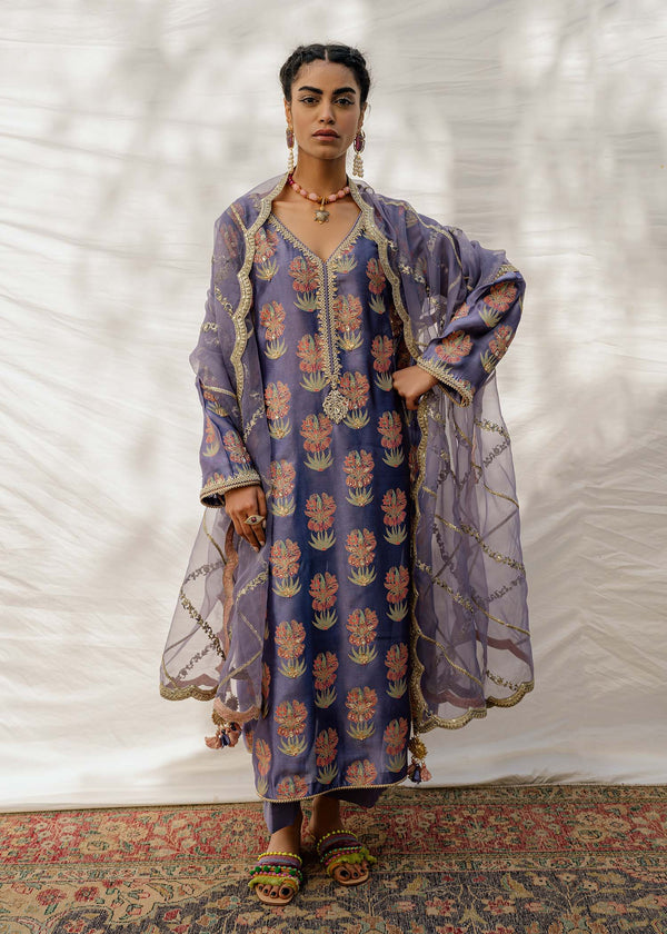 Mahgul | Eid Edit 2024 | Damson Diamante - Hoorain Designer Wear - Pakistani Ladies Branded Stitched Clothes in United Kingdom, United states, CA and Australia