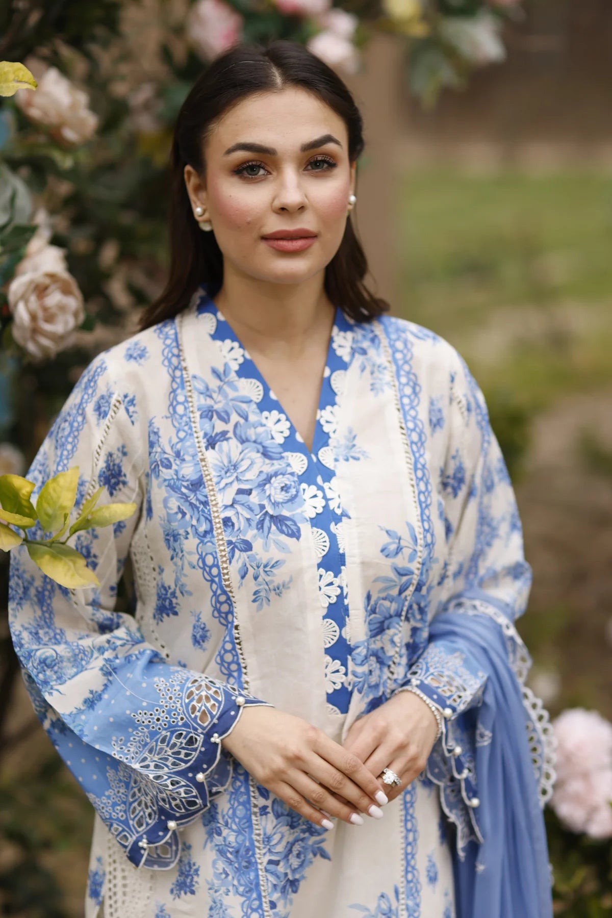 Manara | Vintage Flora 24 | Porcelain - Pakistani Clothes for women, in United Kingdom and United States