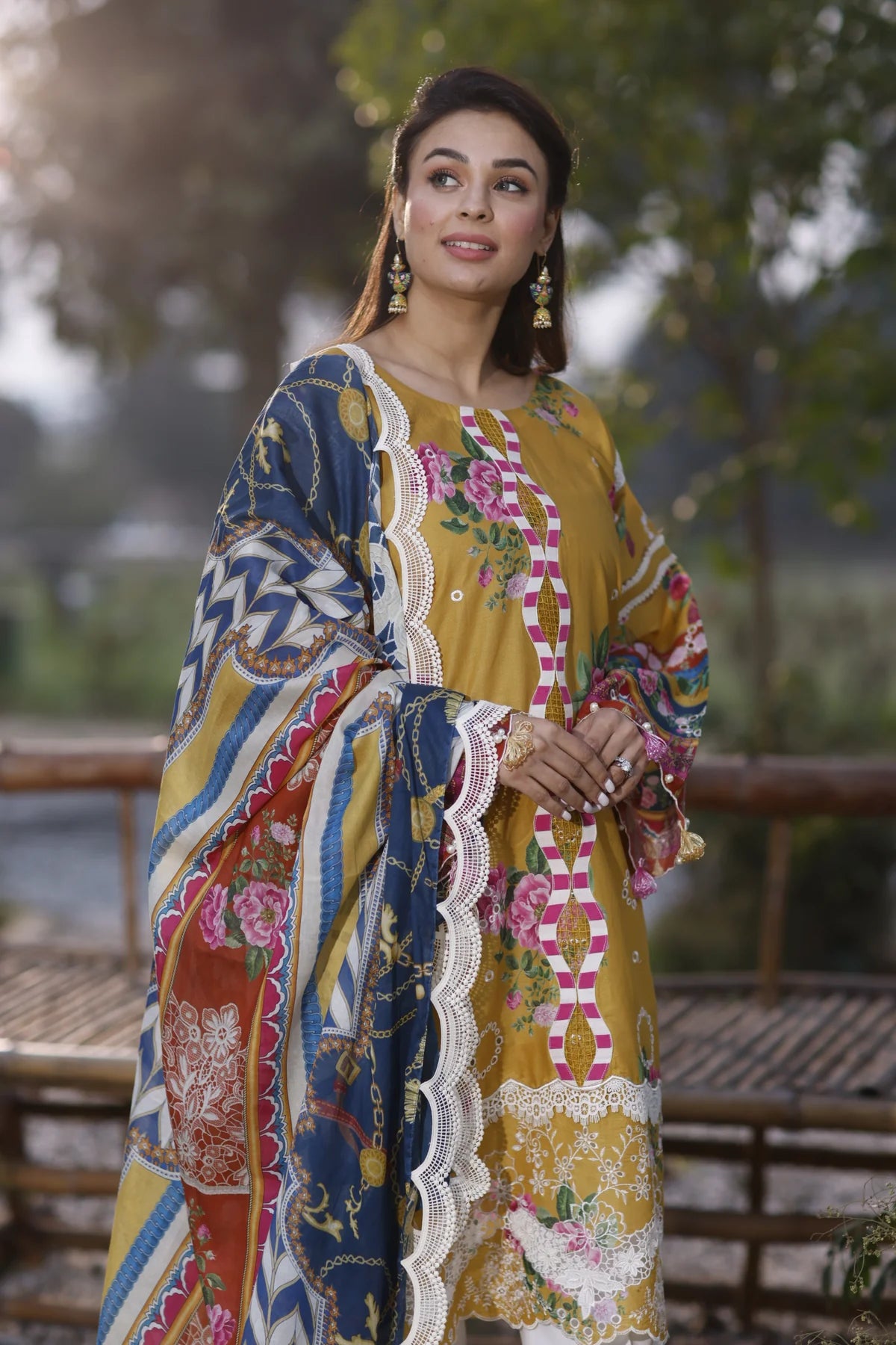 Manara | Vintage Flora 24 | Camellia - Pakistani Clothes for women, in United Kingdom and United States