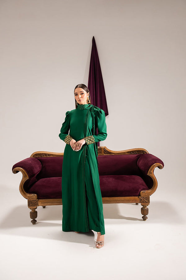 Maria Osama Khan | Tiffany Formals | Emerald