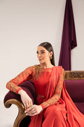 Maria Osama Khan | Tiffany Formals | Carnelian - Pakistani Clothes for women, in United Kingdom and United States