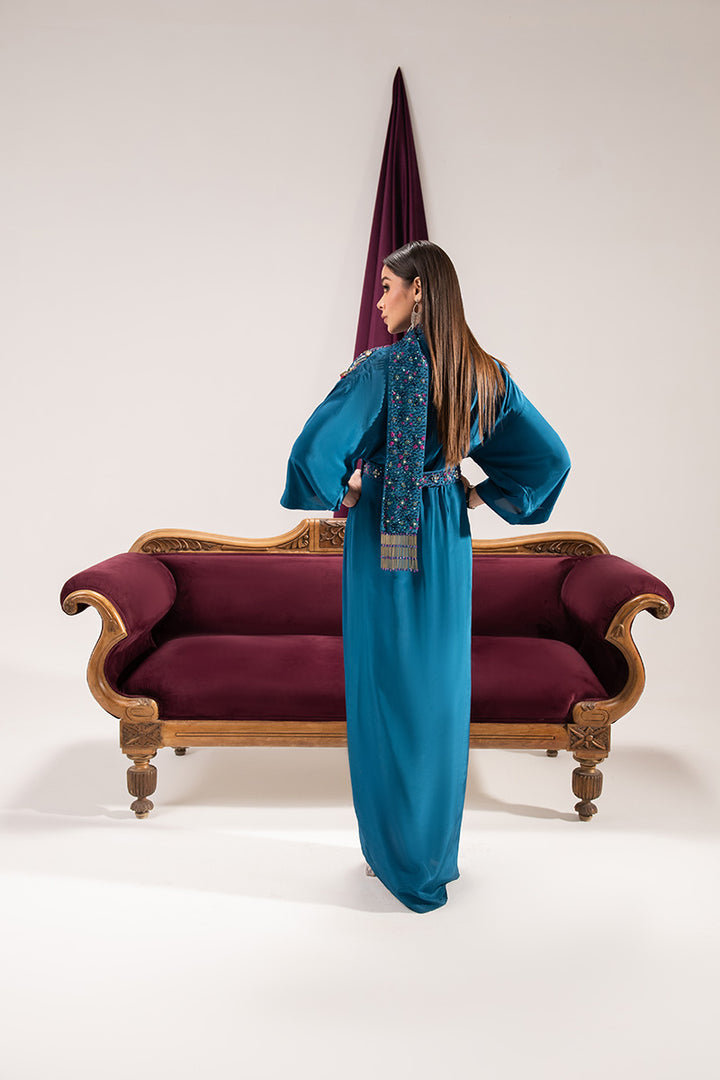 Maria Osama Khan | Tiffany Formals | Sapphire - Pakistani Clothes for women, in United Kingdom and United States