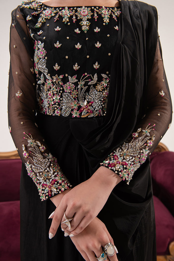 Maria Osama Khan | Tiffany Formals | Obsidian - Pakistani Clothes for women, in United Kingdom and United States