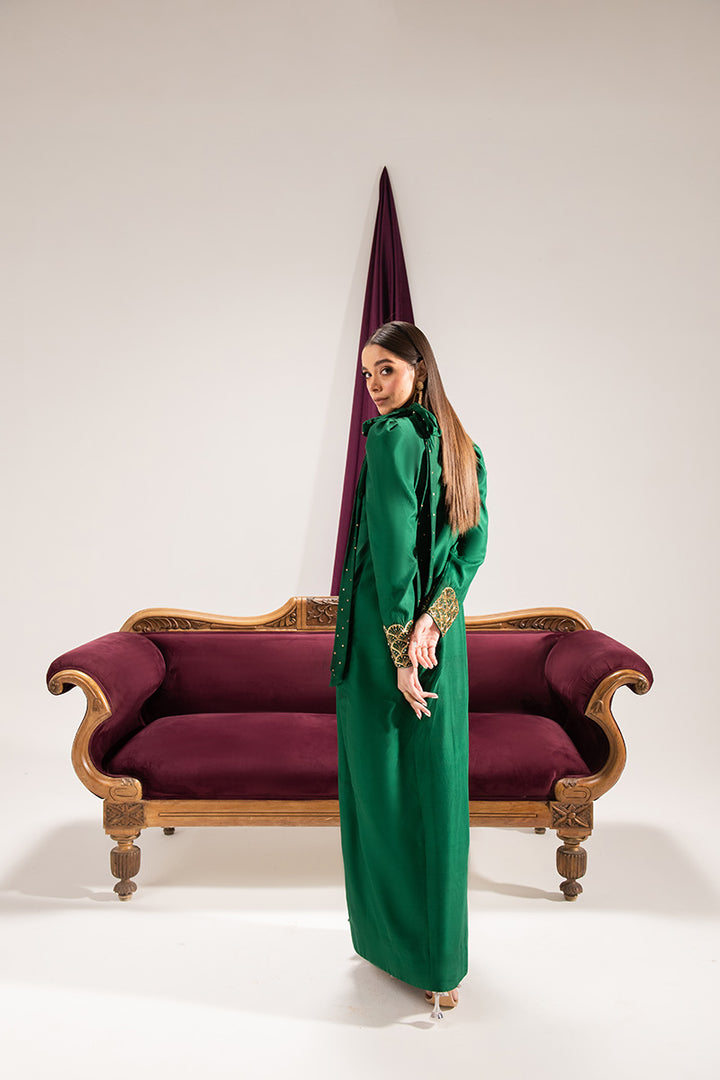 Maria Osama Khan | Tiffany Formals | Emerald - Pakistani Clothes for women, in United Kingdom and United States