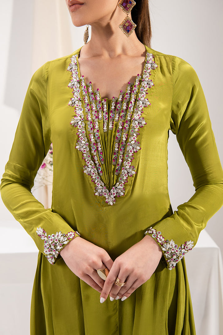 Maria Osama Khan | Tiffany Formals | Peridot - Pakistani Clothes for women, in United Kingdom and United States