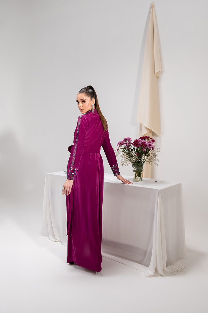 Maria Osama Khan | Tiffany Formals | Amethyst - Hoorain Designer Wear - Pakistani Ladies Branded Stitched Clothes in United Kingdom, United states, CA and Australia