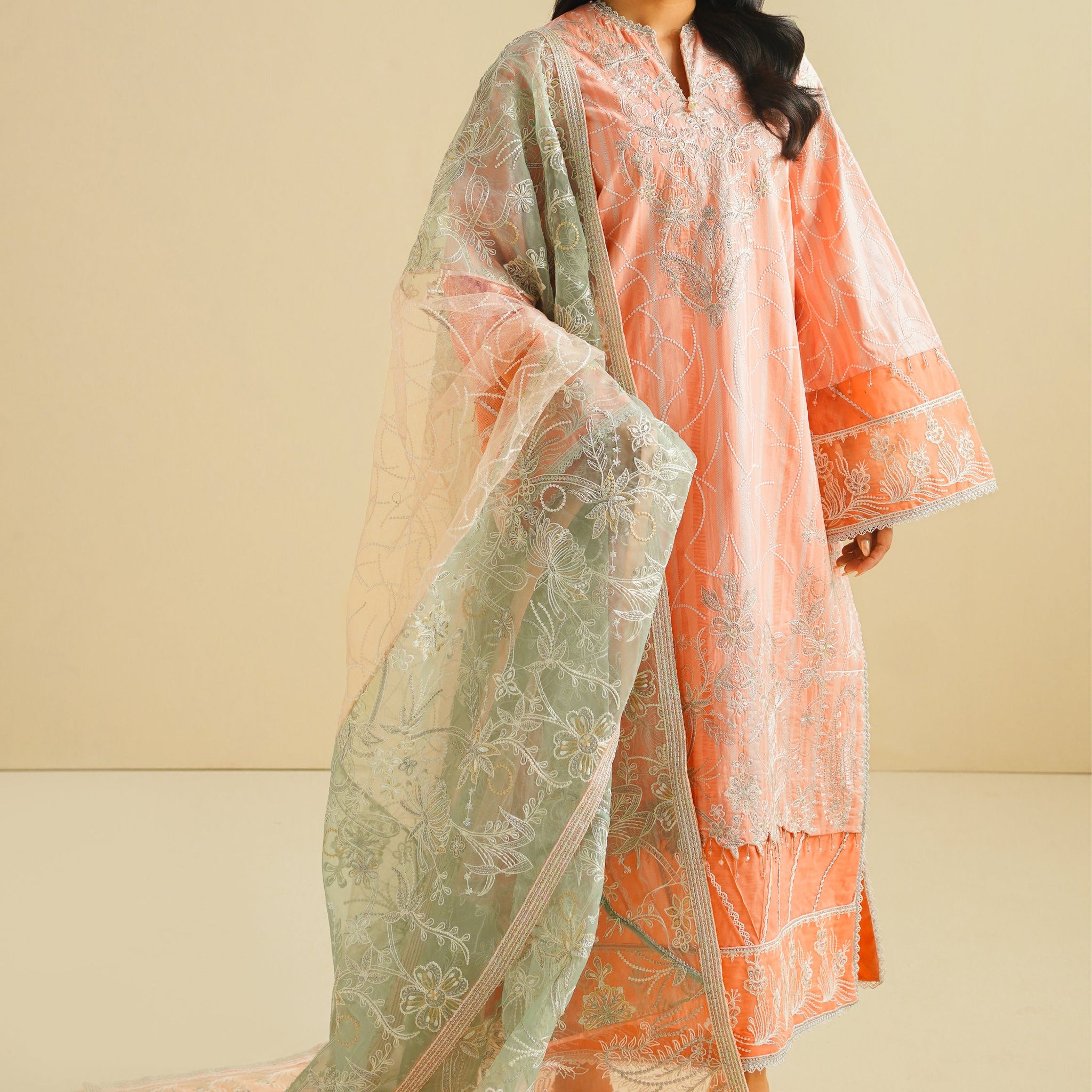 Maryum N Maria | Eid Luxury Lawn 24 | Aiza - Pakistani Clothes for women, in United Kingdom and United States