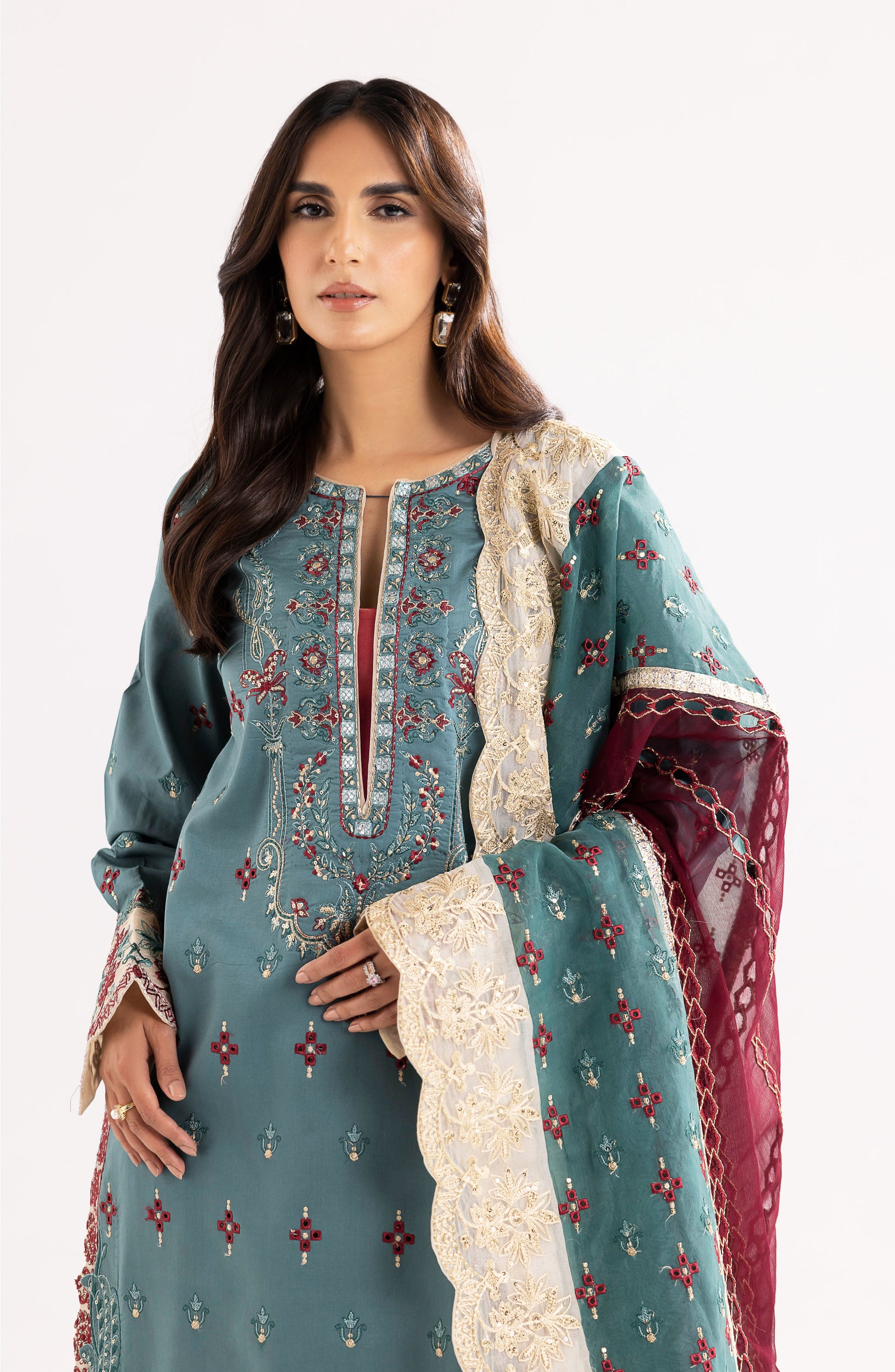 Maryum N Maria | Eid Luxury Lawn 24 | Laila - Pakistani Clothes for women, in United Kingdom and United States