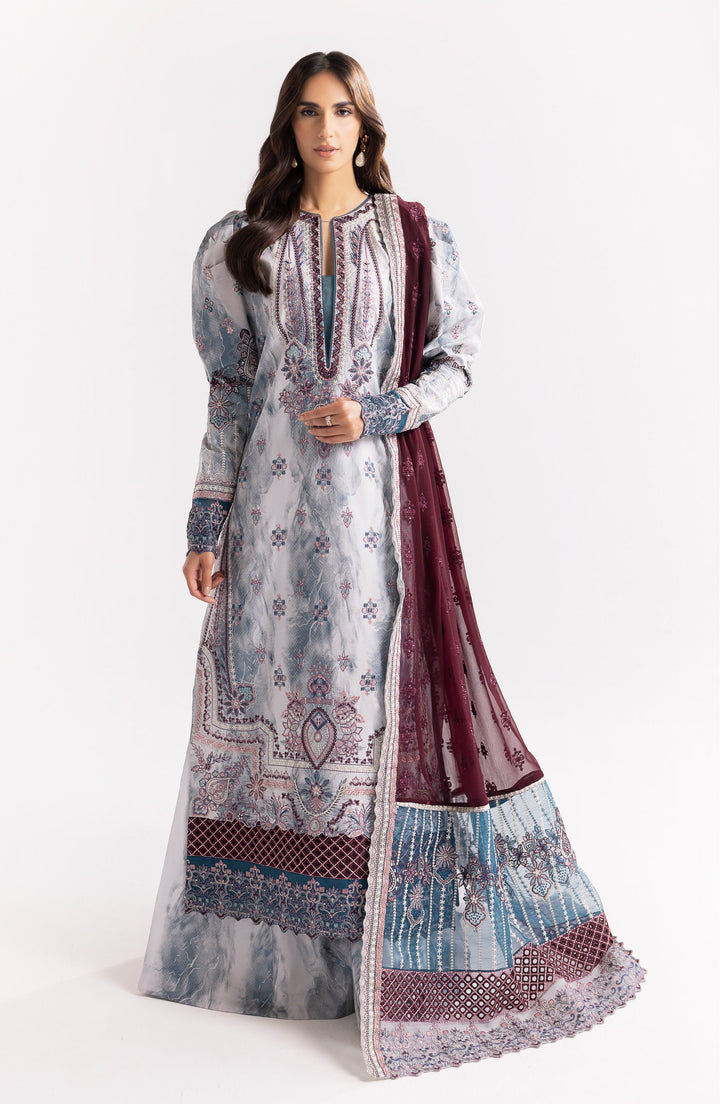 Maryum N Maria | Eid Luxury Lawn 24 | Jahanara - Hoorain Designer Wear - Pakistani Ladies Branded Stitched Clothes in United Kingdom, United states, CA and Australia
