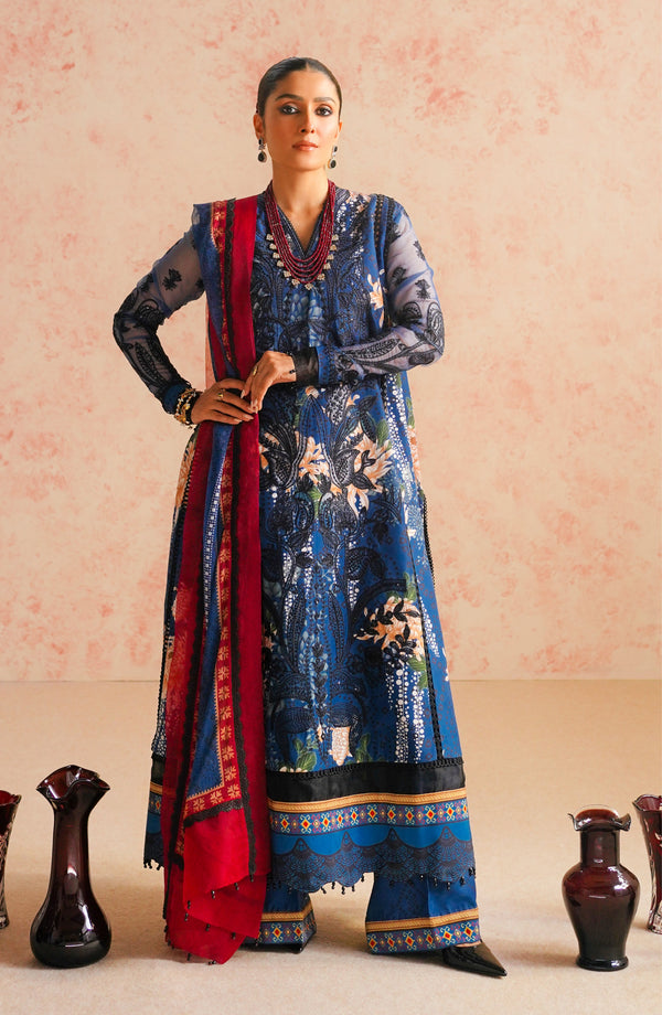 Maryum N Maria | Eid Luxury Lawn 24 | Tazmeen - Hoorain Designer Wear - Pakistani Ladies Branded Stitched Clothes in United Kingdom, United states, CA and Australia
