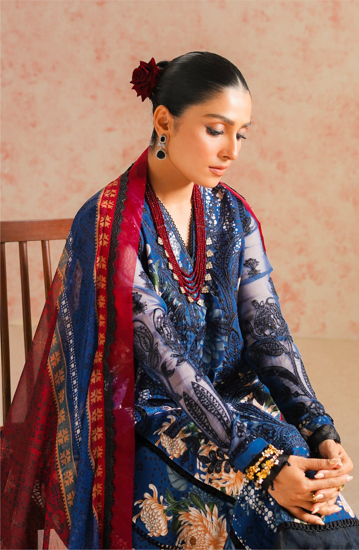 Maryum N Maria | Eid Luxury Lawn 24 | Tazmeen - Hoorain Designer Wear - Pakistani Ladies Branded Stitched Clothes in United Kingdom, United states, CA and Australia