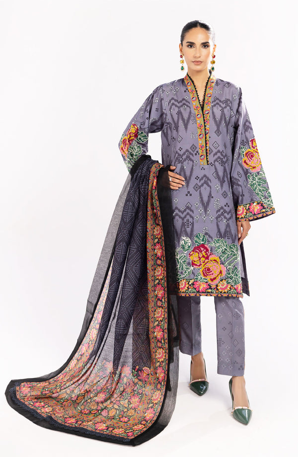 Maryum N Maria | Eid Luxury Lawn 24 | Nazm - Hoorain Designer Wear - Pakistani Ladies Branded Stitched Clothes in United Kingdom, United states, CA and Australia