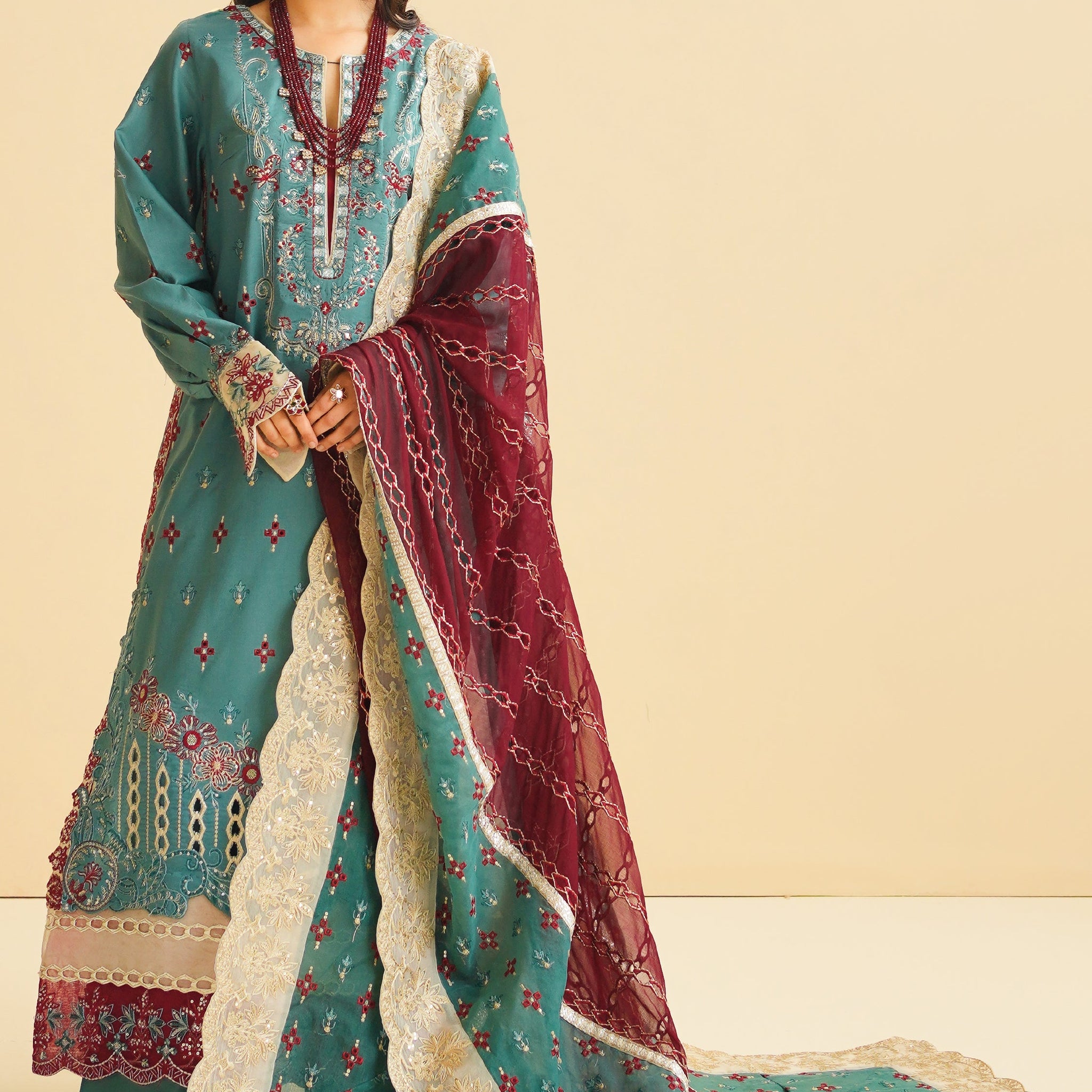 Maryum N Maria | Eid Luxury Lawn 24 | Laila - Pakistani Clothes for women, in United Kingdom and United States