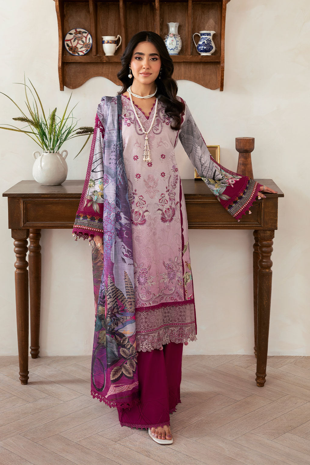 Ramsha | Mashaal Luxury Lawn | L-1409